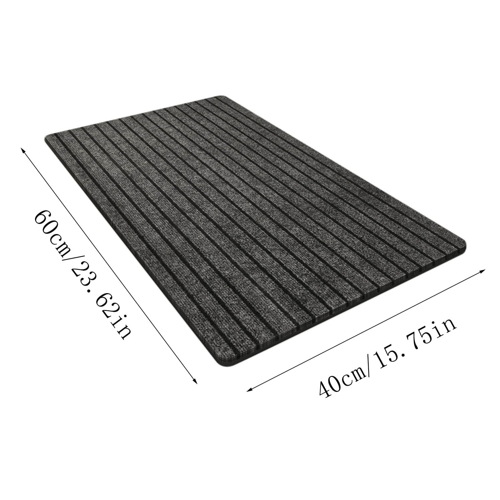 40 x 24 Inch Absorbent Door Mat - Customizable Size, Durable & Stylish, Perfect for Living Room, Kitchen, and Entryway, Easy to Clean Gray - Image 6