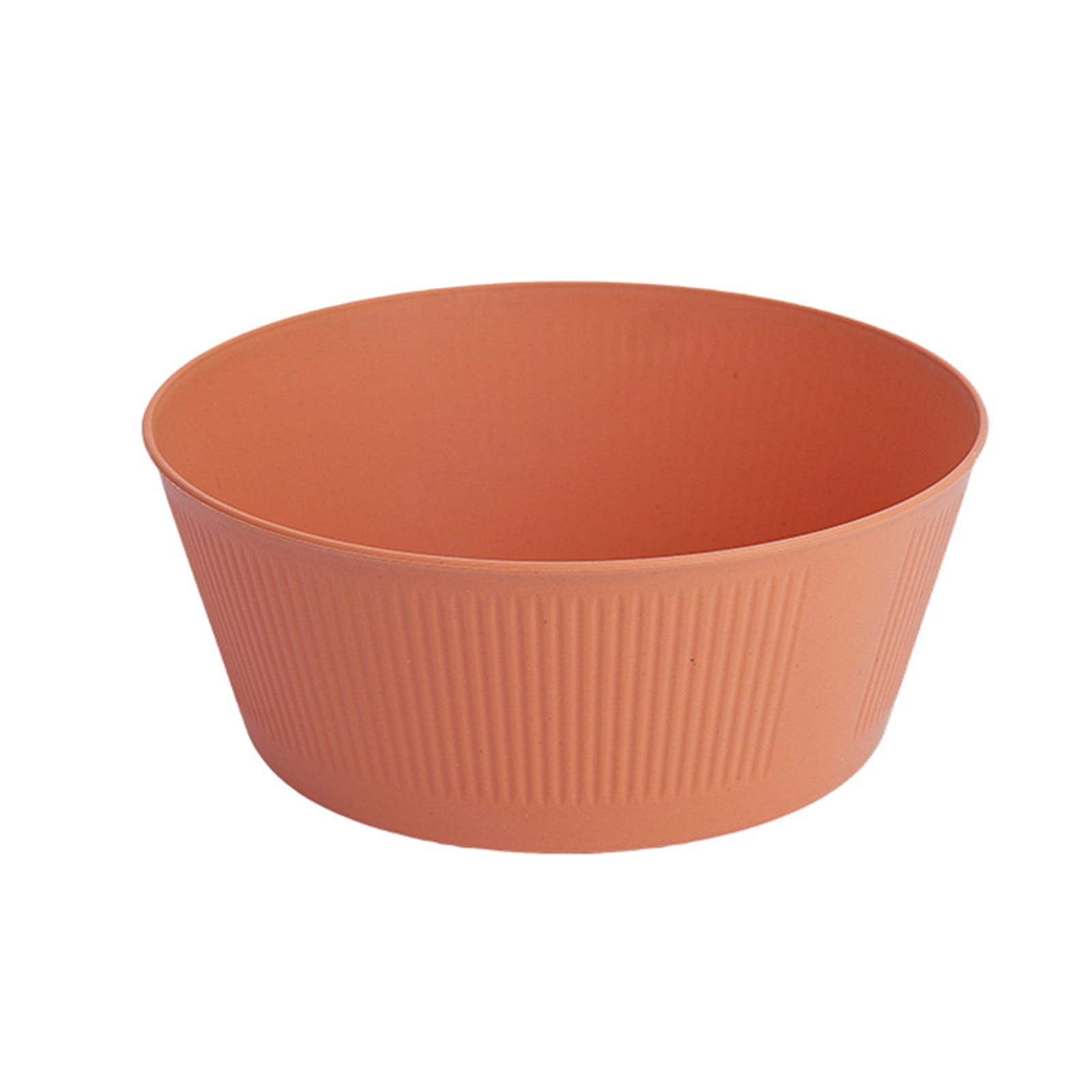 Unbreakable Large Cereal Bowl - Wheat Straw Bowls Salad bowls Microwave and Dishwasher Safe Salad Bowls, Stackable Color Kitchen Bowls for Serving, Soup, Oatmeal, Pasta, Noodles Orange - Image 2