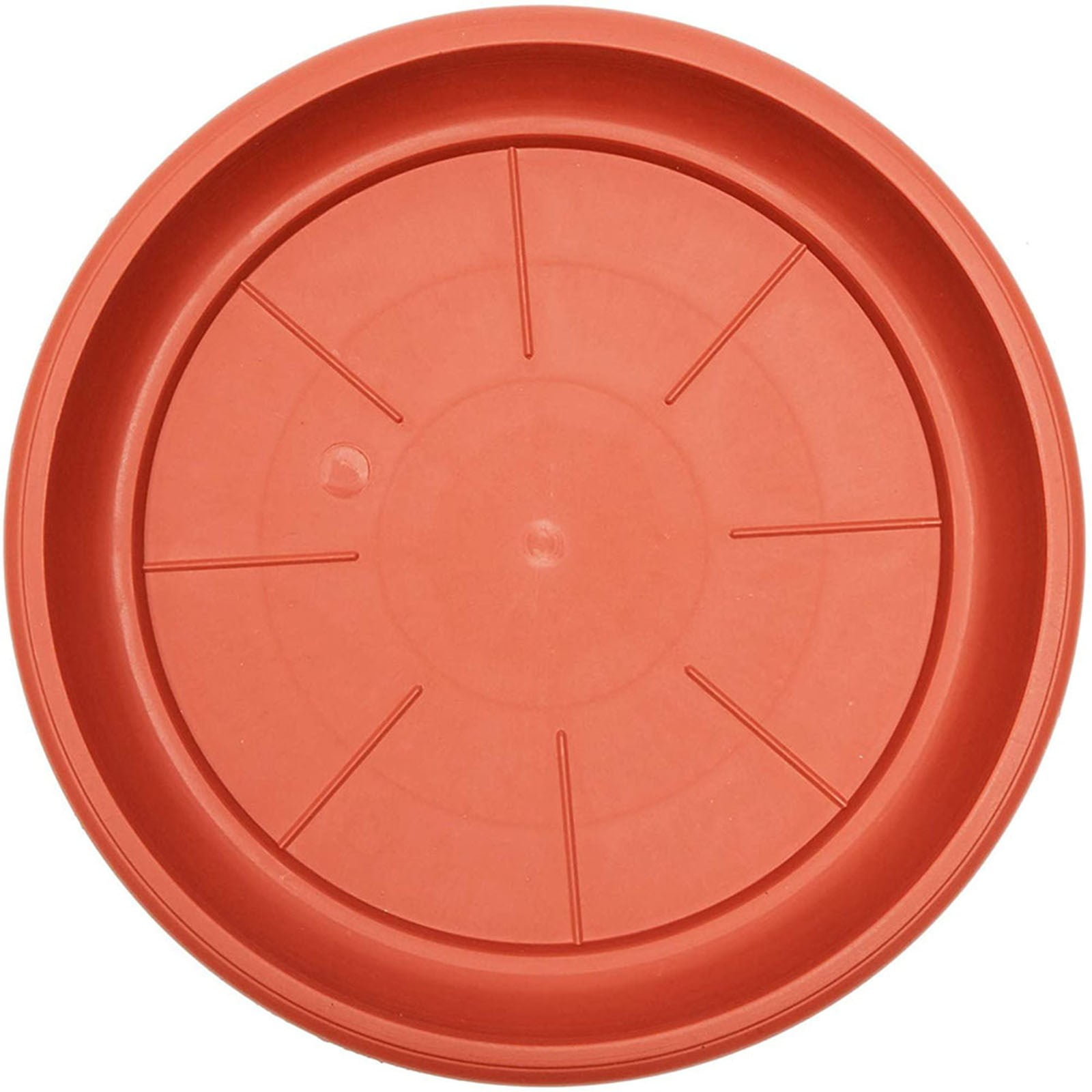 Heavy Duty Plastic Plant Saucer - 8 Inch Round Flower Pot Drip Tray, Durable Flowerpot Base for Indoor/Outdoor Use, Water Catcher for Potted Plants, Easy to Clean, Black B - Image 1