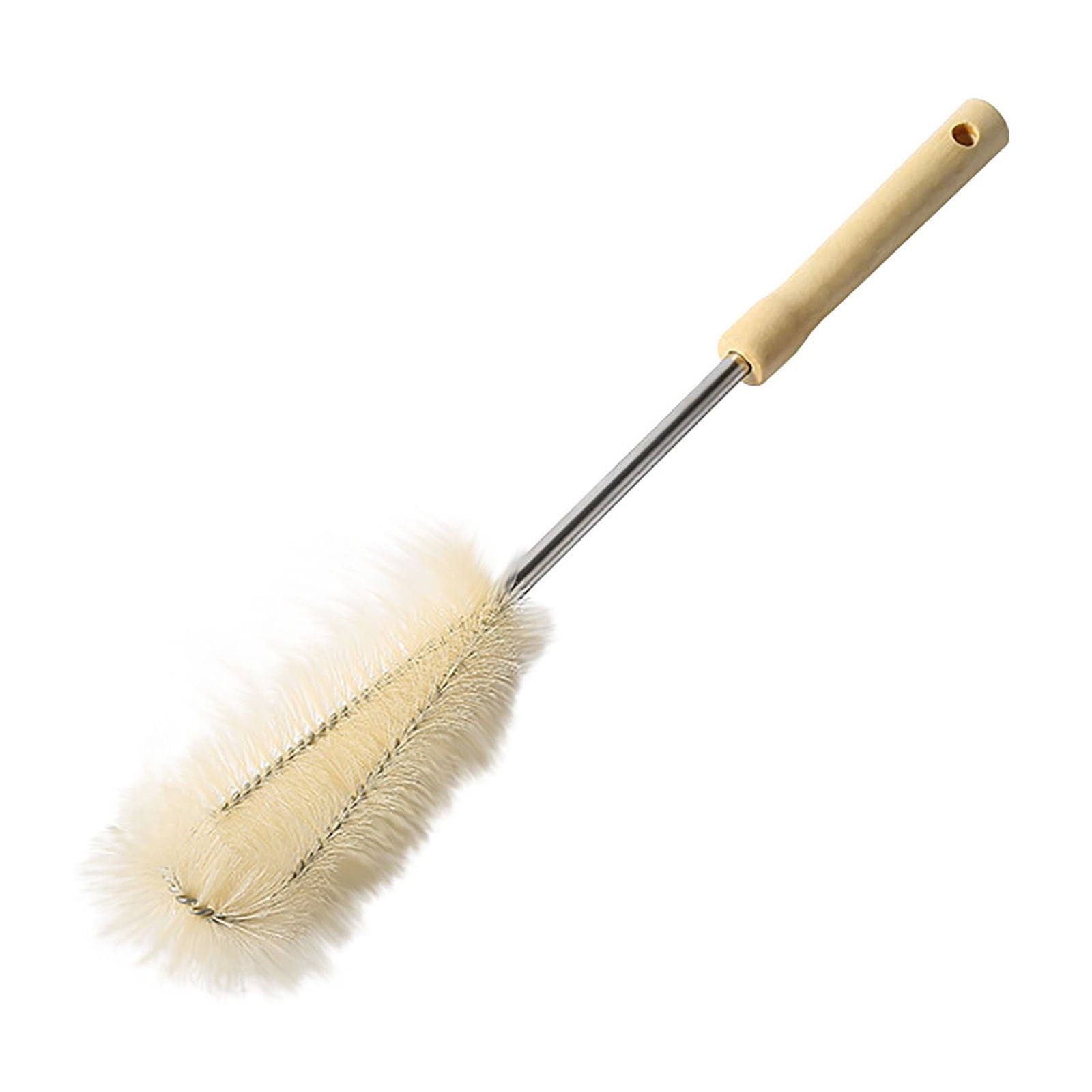 Cup Brush Cleaner with Long Handle - Small L-Shaped Cleaning Brush for Bottles, Mugs, Glasses, Ceramic, Plastic, and Vacuum Flasks, Soft Nylon Bristles, Convenient Hanging Design,10 inch, Easy Storage C - Image 3