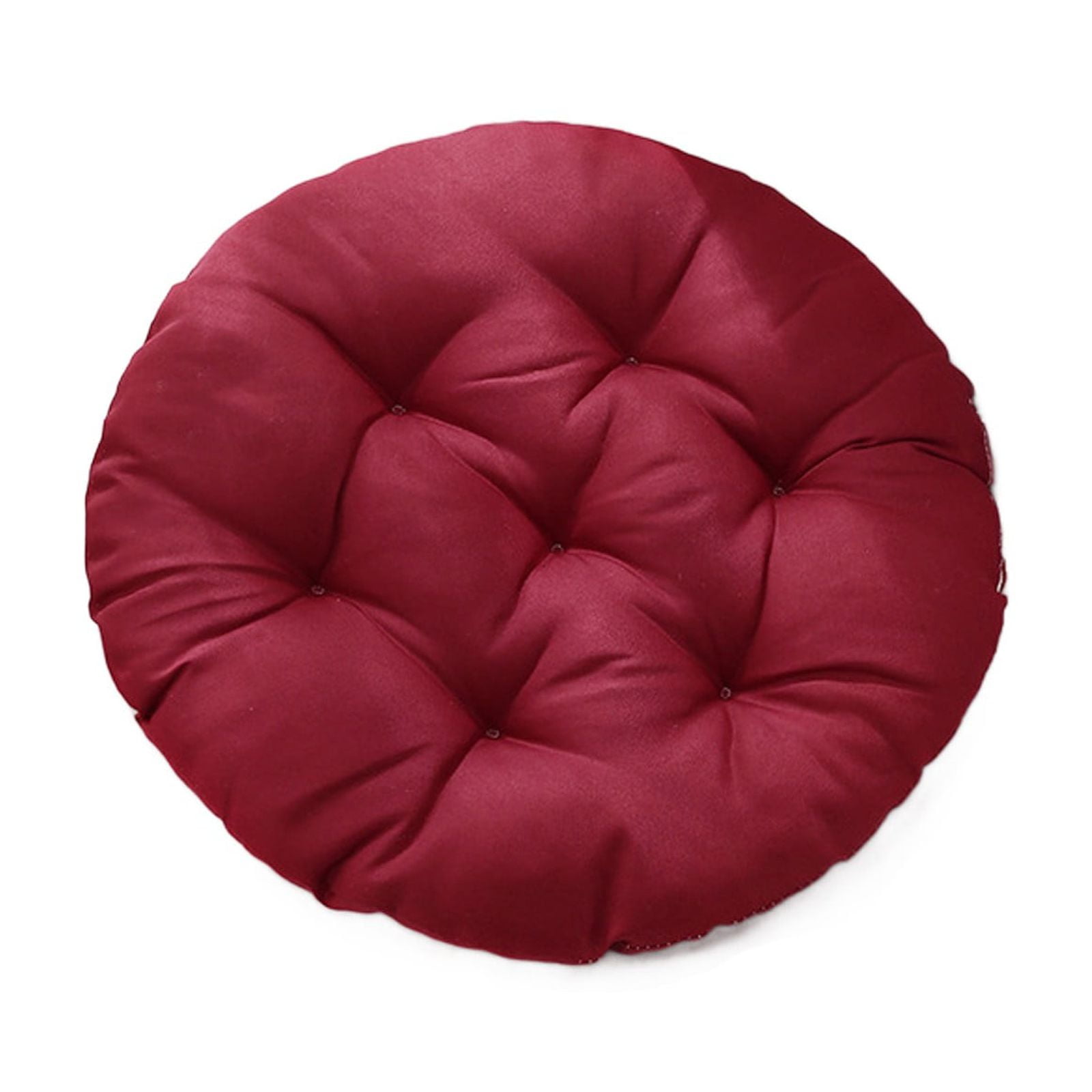 Round Bar Stool Cushion - Round Soft Chair Cushions Home Floor Pillow Indoor Corduroy Chair Pads Office Seat Cushion, Comfortable Sitting for Wooden or Metal Stools Red - Image 1