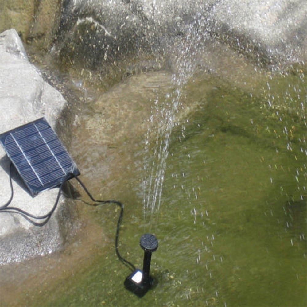Panel Water Pump for Bird Bath Water Pump Kit - Solar Fountain 7V/140Ma Submersible Water Pump for Pool, Garden, Pond, 150L/H Max Flow, 16” Max Water Height, Outdoor Watering, 10Ft Cable - Image 5