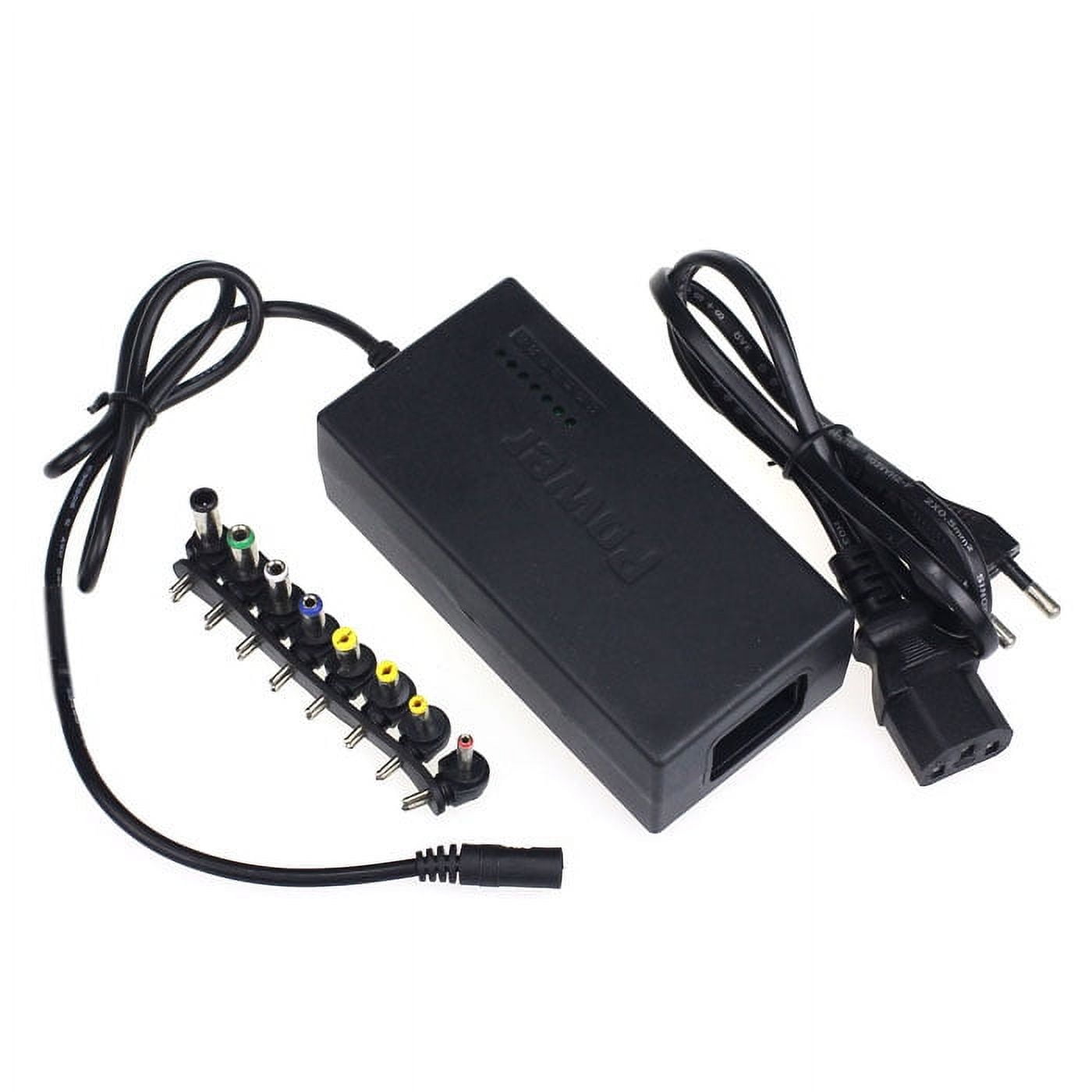 Universal Laptop Charger Adapter, Compatible with HP and IBM ThinkPad, 8 Interchangeable Tips - Image 1