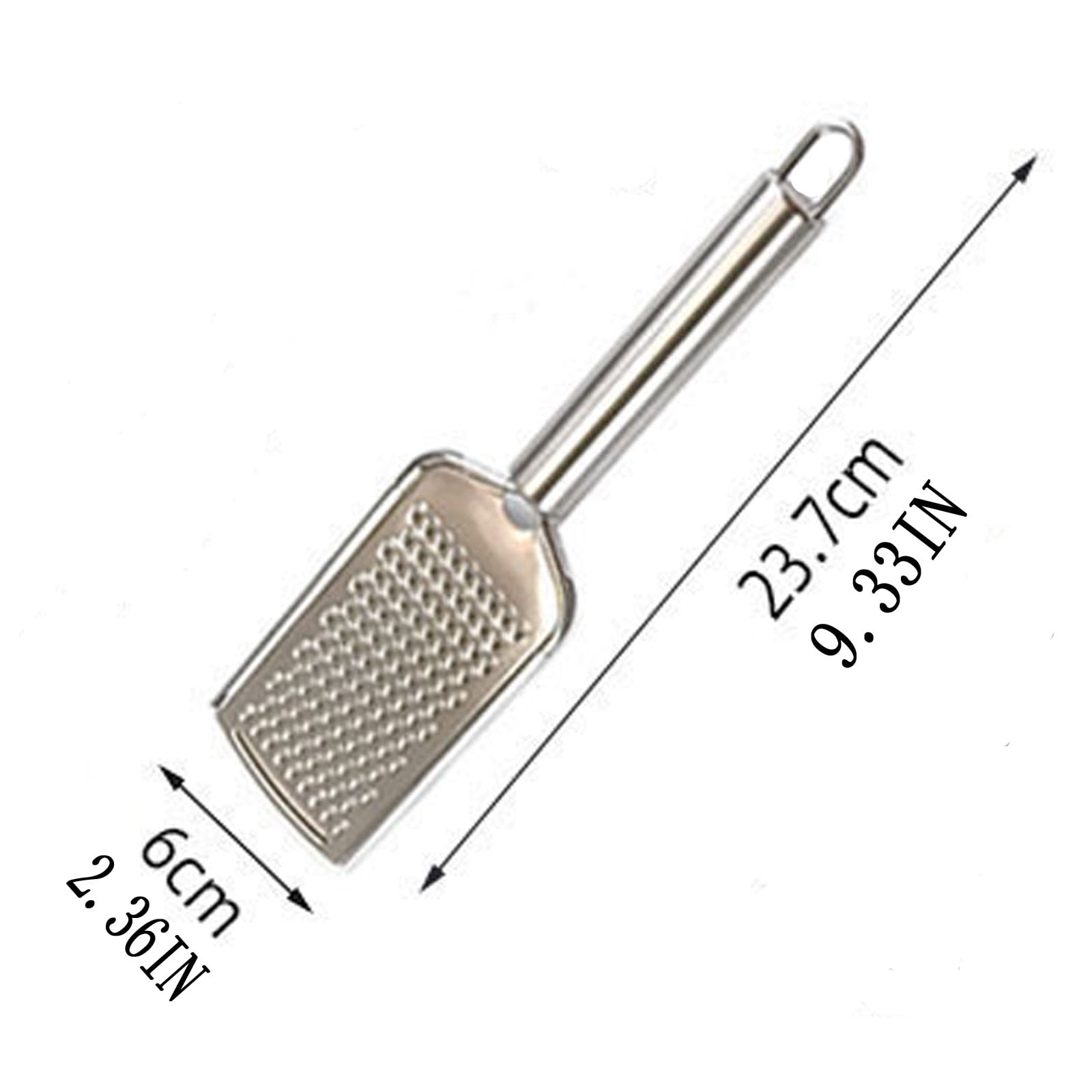 Cheese Grater – Hand-held Stainless Steel Zester for Kitchen, 9.33x2.36in, Non-Clogging Razor Blade for Grating Cheese, Ginger, Chocolate, Garlic, Carrot, Lemon & More, Easy Storage Loop - Image 5