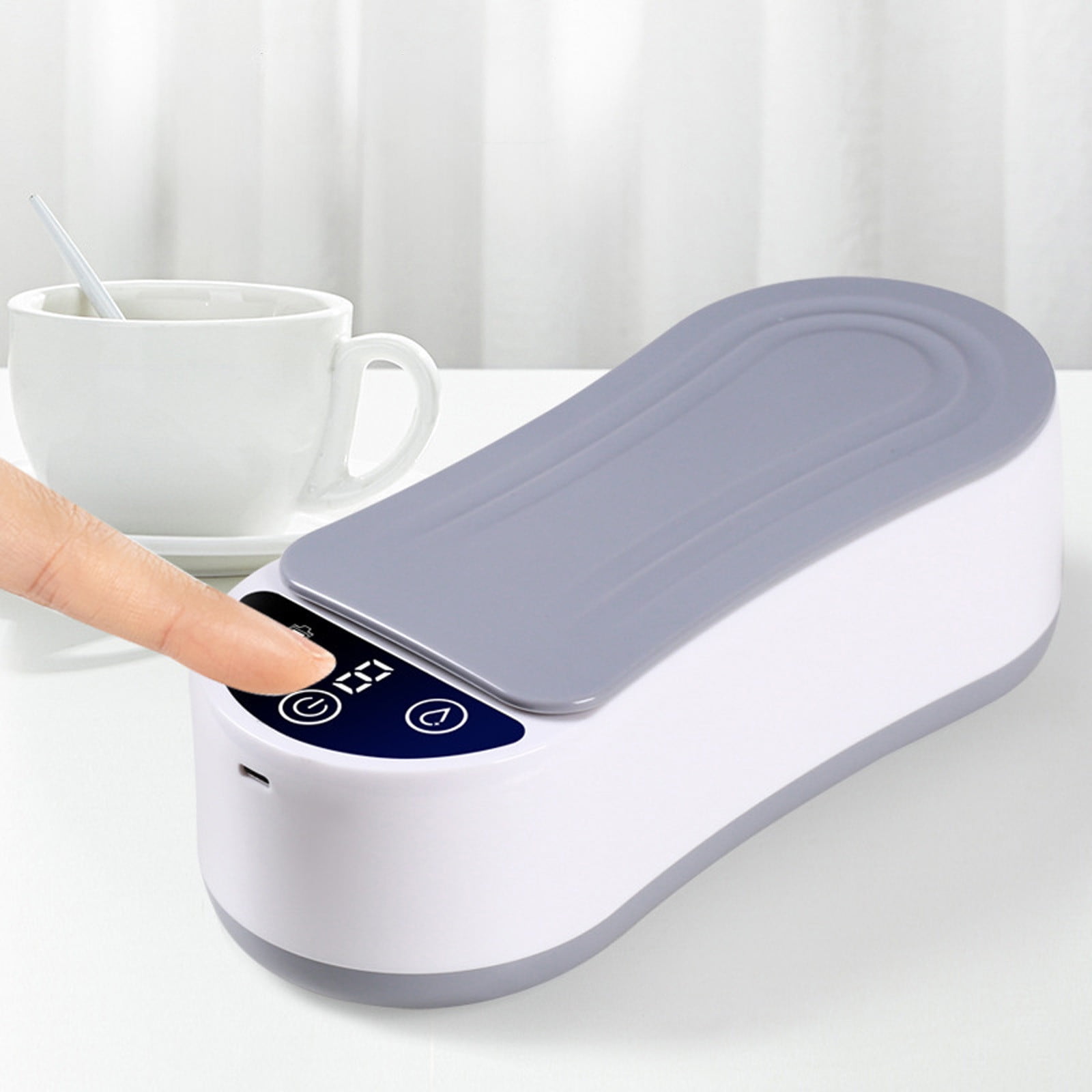 Professional Ultrasonic Cleaner Timer, Ultrasonic Jewelry Cleaner, Portable Jewelry Cleaner Machine, Ultrasonic Retainer Cleaner for Glasses Jewelry - Image 5