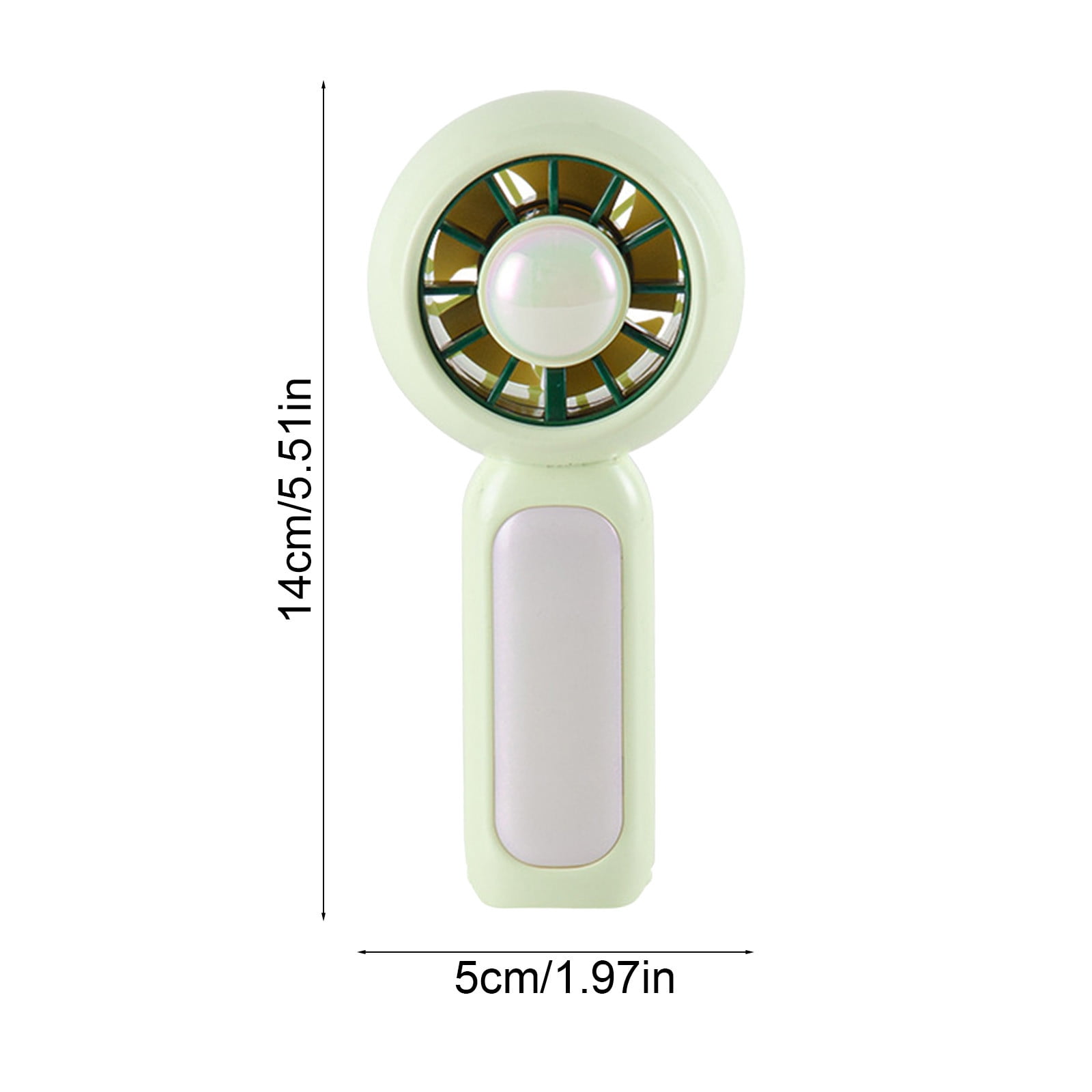 Air Conditioner Fan – The GENUINE Portable Ice Cooling Refrigerating Pad Handheld Cooling Fan That Blows Cold Air Green - Image 3