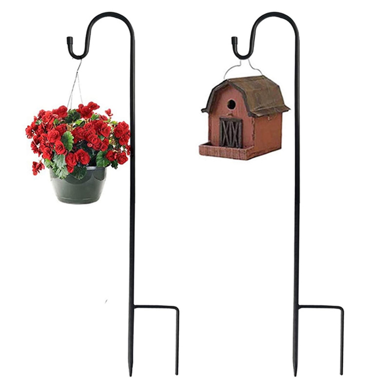 Garden Hooks for Outdoor Lanterns, Garden Hooks for Hanging Plants, Solar Lights, Small Shepherds Hooks for Outdoor, Plant Poles 100CM - Image 3