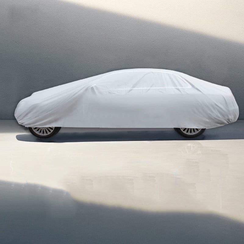 Car Cover Universal Fit - Lightweight All-Weather Protection Water & Scratch Resistant Fabric for Cars Trucks SUVs S - Image 1
