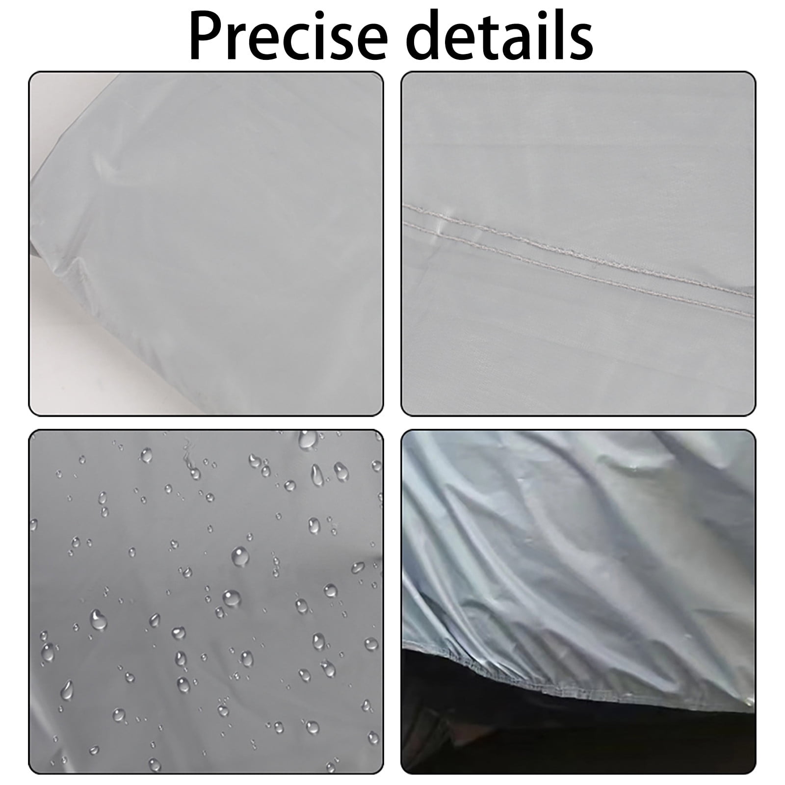 Car Cover Universal Fit - Lightweight All-Weather Protection Water & Scratch Resistant Fabric for Cars Trucks SUVs S - Image 5