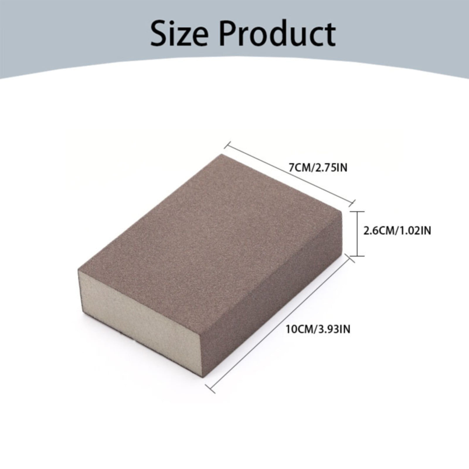 Sanding Sponge, Three Kinds of Grits 60/100/180, Washable and Reusable Handmade Sandpaper Block, Drywall Sandpaper Blocks for Wooden Drywall Sheetrock and Metal Glazing, 2.75x3.93x1.02 2.75