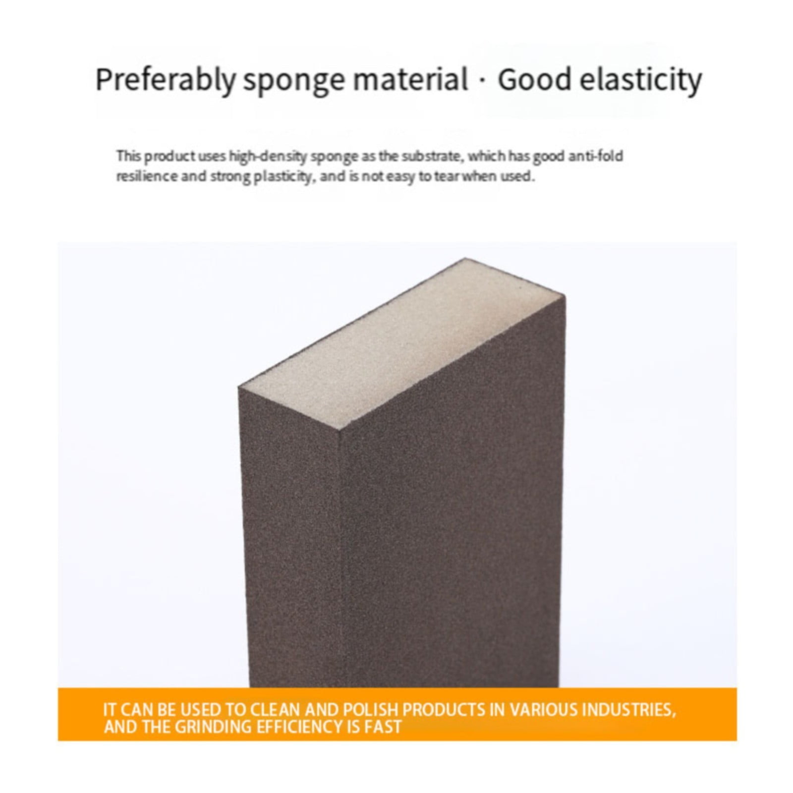 Sanding Sponge, Three Kinds of Grits 60/100/180, Washable and Reusable Handmade Sandpaper Block, Drywall Sandpaper Blocks for Wooden Drywall Sheetrock and Metal Glazing, 2.75x3.93x1.02 2.75
