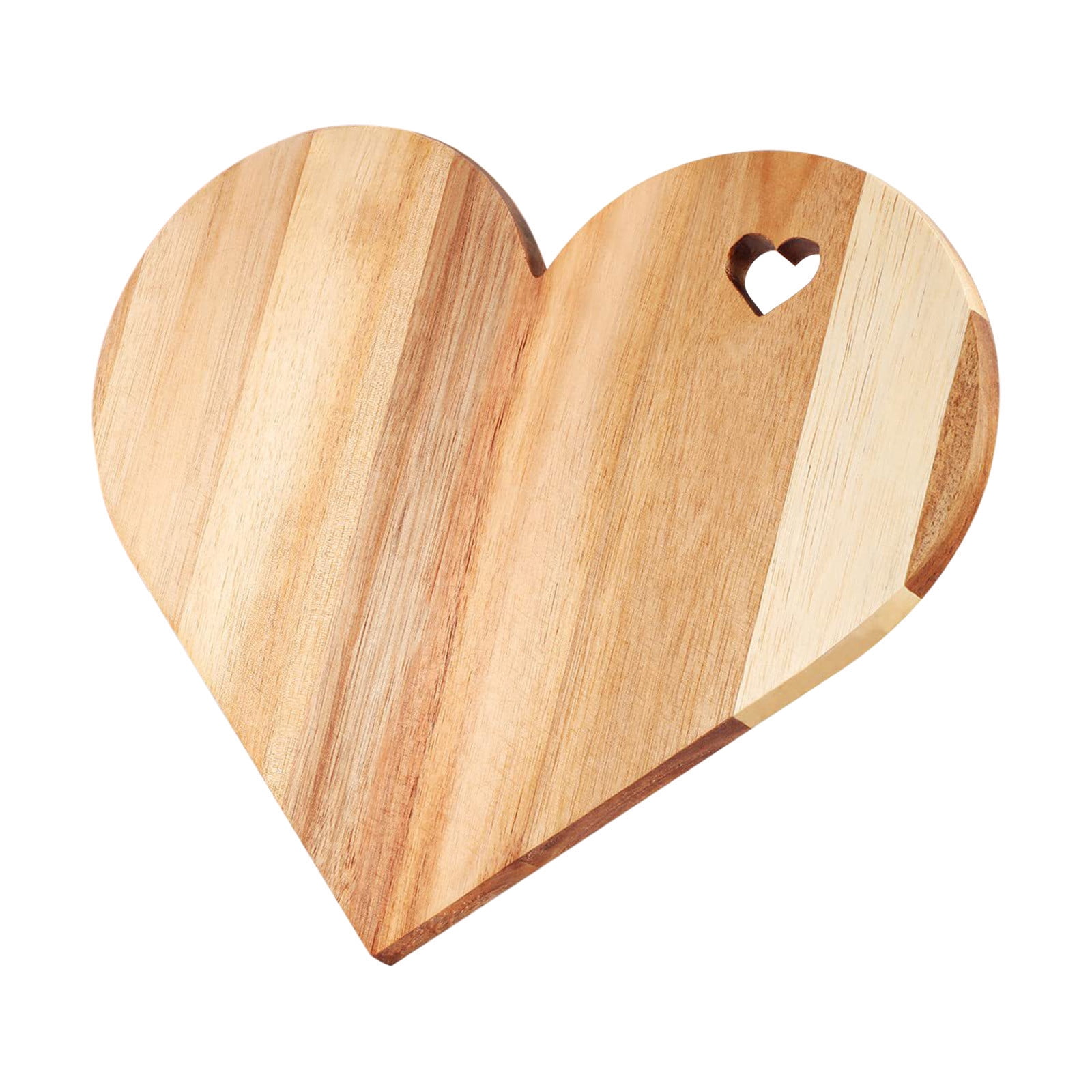 Heart Shaped Cutting Board Gifts for Wife Women Friend for Birthday,Acacia Wood Bread Board Cheese Serving Platter Serving Charcuterie for Meat Cheese and Vegetables for Women Lover - Image 1
