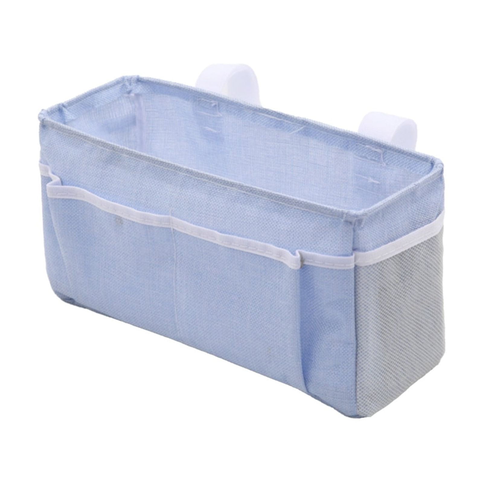 Bedside Caddy/Bedside Storage Bag Hanging Organizer for Bunk and Hospital Beds,Dorm Rooms Bed Rails,Can be Placed Glasses,Books,Mobile Phones,Keys (Grey), 12.2x4.33x6.29 12.2