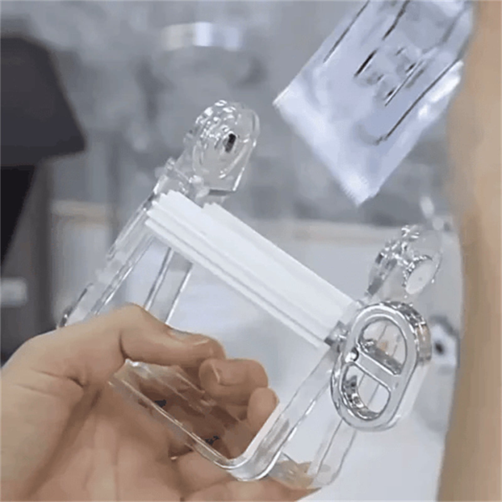 Luxury Paint Tube Squeezer Wringer Tool - Rolling Tube Squeeze Roller for Toothpaste - Toothpaste Tube Squeezer for Artists, Hair Salons, Painters - Daily Living Essential, (Black) 3.39x4.13x3.78 3.39