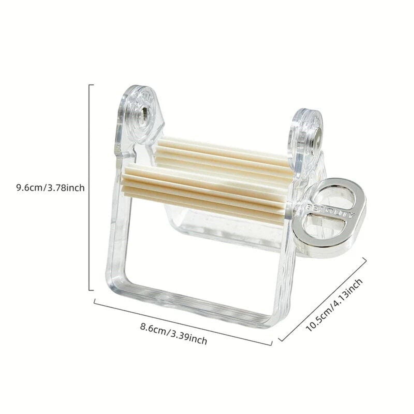 Luxury Paint Tube Squeezer Wringer Tool - Rolling Tube Squeeze Roller for Toothpaste - Toothpaste Tube Squeezer for Artists, Hair Salons, Painters - Daily Living Essential, (Black) 3.39x4.13x3.78 3.39