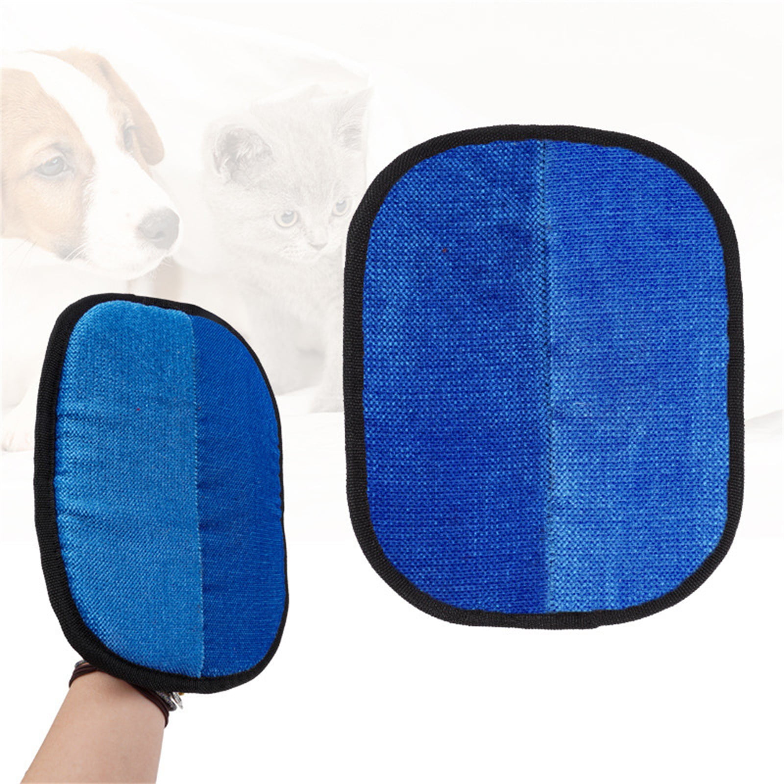 Pet Grooming Gloves,Cat Grooming Gloves for Dog & Cat,Cat Brush Glove for Carpet, Couch, Clothing, Furniture, (Green) 7.28x9.45 7.28