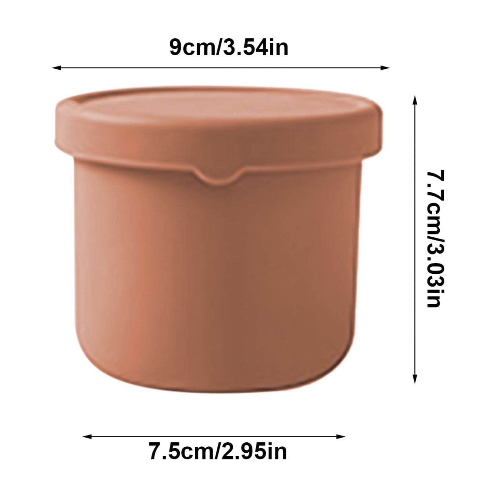CGZQFEI Silicone Food Containers for Kids, Reusable Baby Snack Fruits Container with Lids, Leak Proof Silicone Food Storage Containers Kids Small Lunch Box BPA Free for Daycare School Travel Pink1 - Image 3