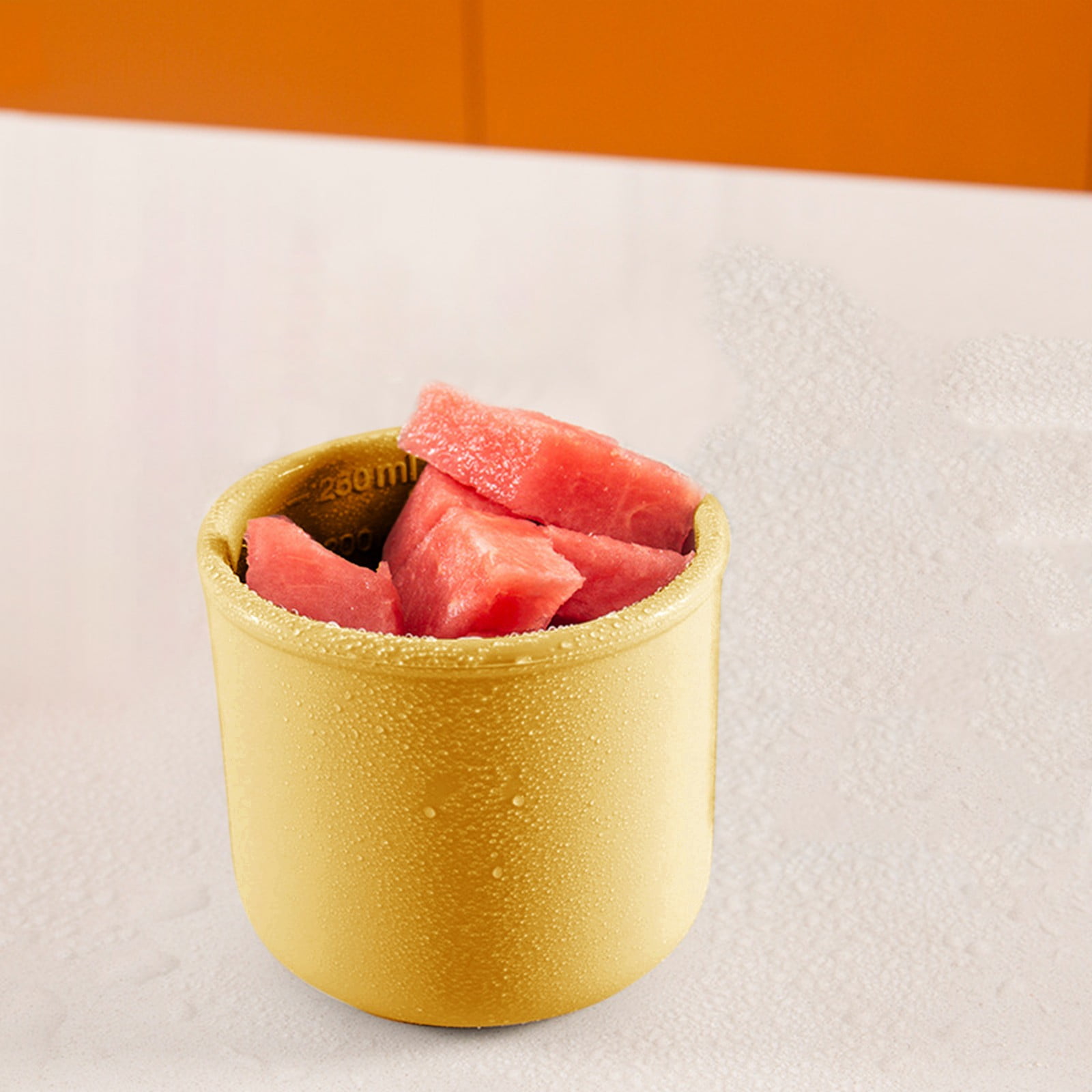 CGZQFEI Silicone Food Containers for Kids, Reusable Baby Snack Fruits Container with Lids, Leak Proof Silicone Food Storage Containers Kids Small Lunch Box BPA Free for Daycare School Travel Yellow1 - Image 2