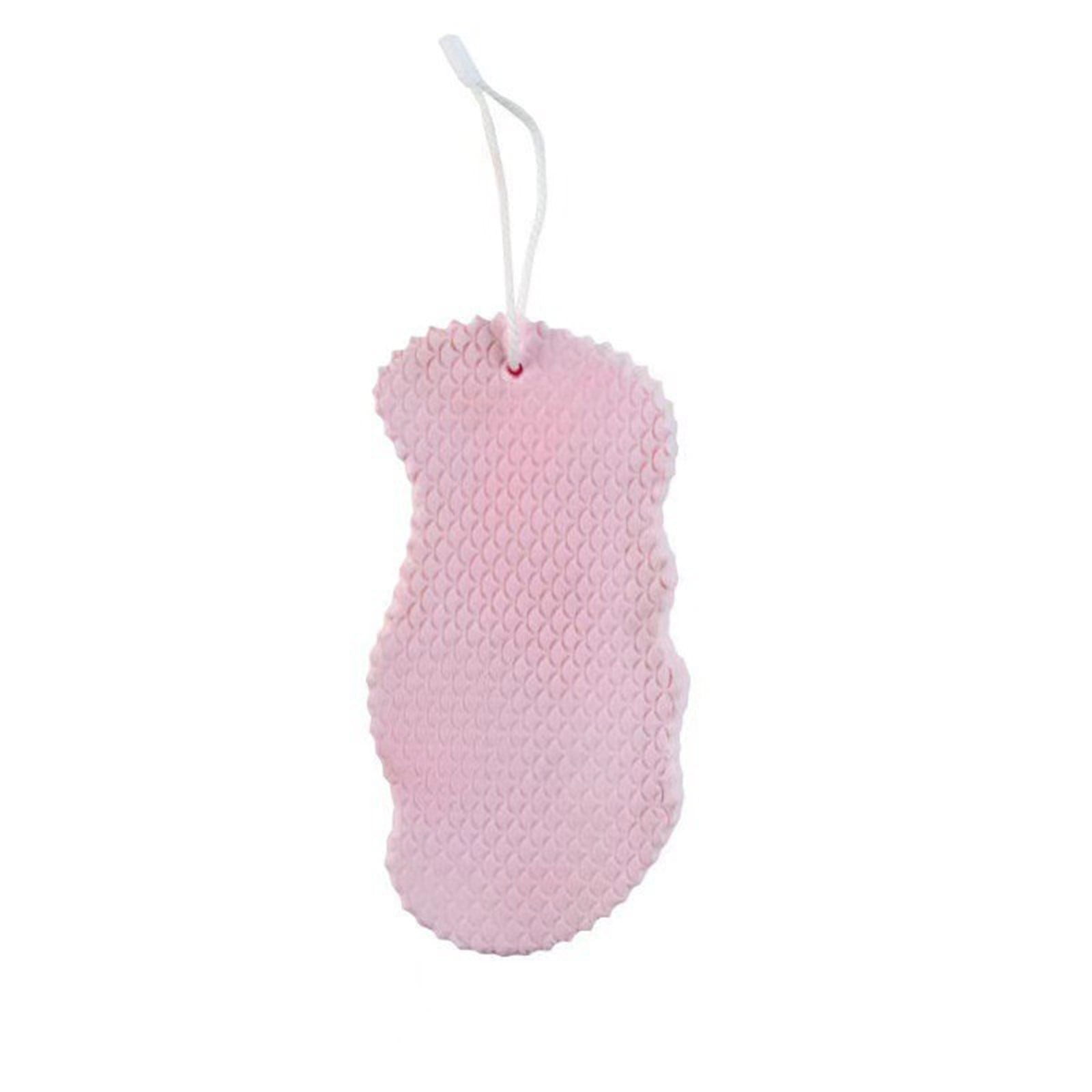 Magic Exfoliating Bath Sponge,3D Super Soft Exfoliating Bath Sponge, Skin Friendly and Reusable for Adults Children and Pregnant Women (Grey) 2.76x5.51x1.18 2.76