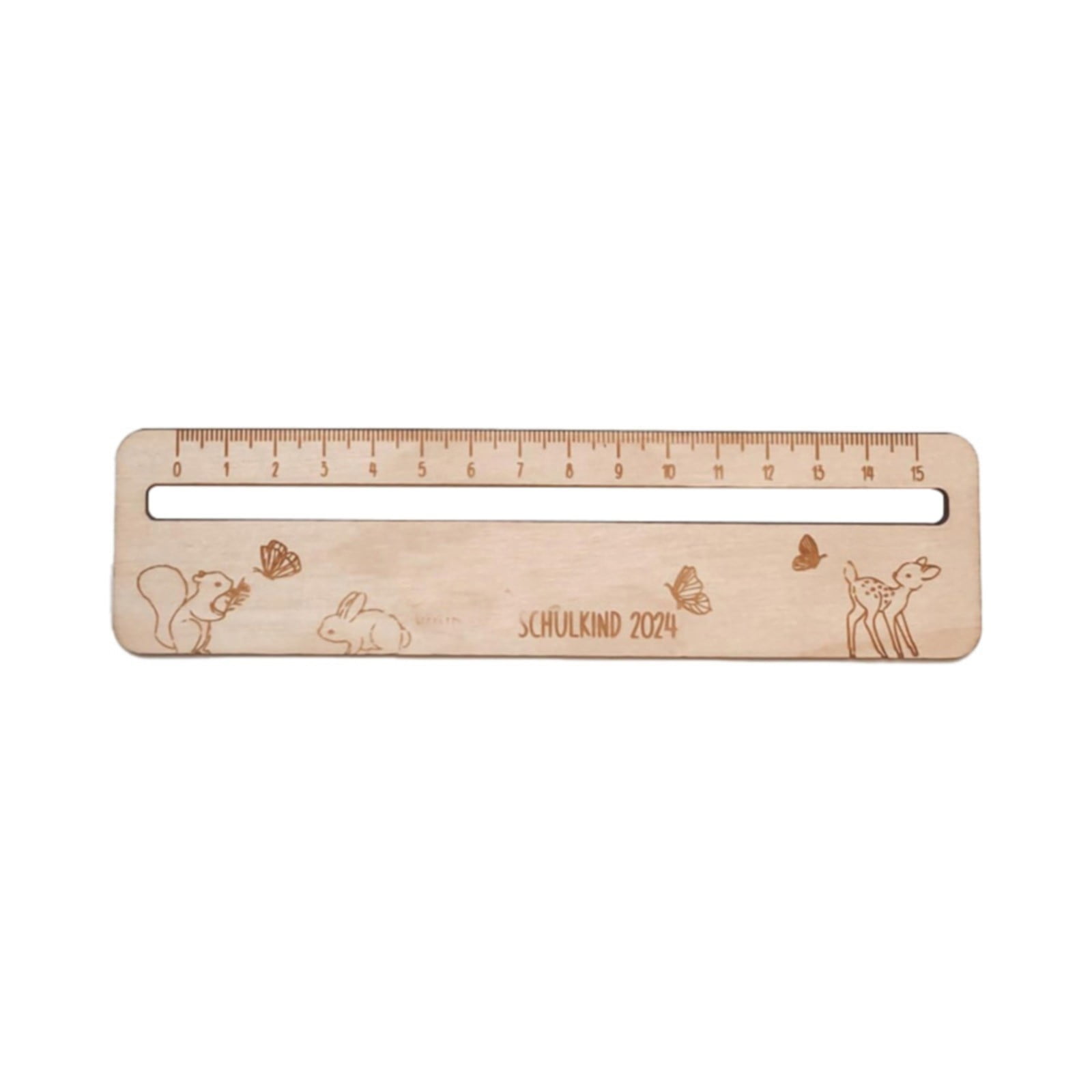 Wooden Reading Tracking Ruler, Reading Strips for Student, Text Guide Ruler for Students and Teachers, Tool for Reading, Classroom Learning Aid, Dyslexia Support Ruler, Study Accessory One Size Brown1 - Image 2
