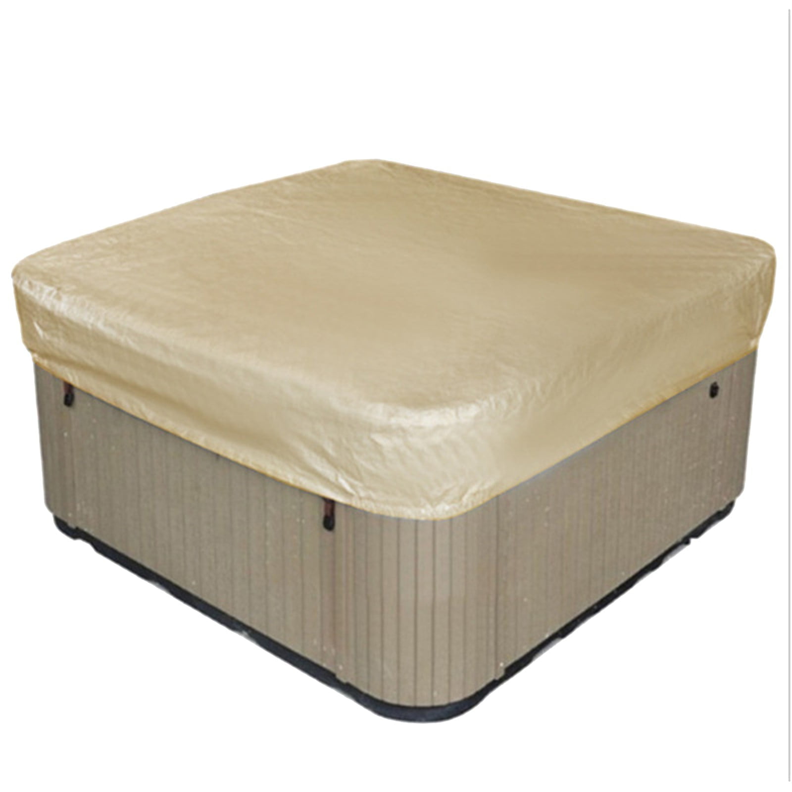 Square Hot Tub Cover - Outdoor Heavy Duty Protector for Patio Spas and Swimming Pools | Hard Covers For Hot Tub Waterproof Dust Cover for Hot Tubs, Jacuzzis, and Outdoor(Black -89.76x11.81