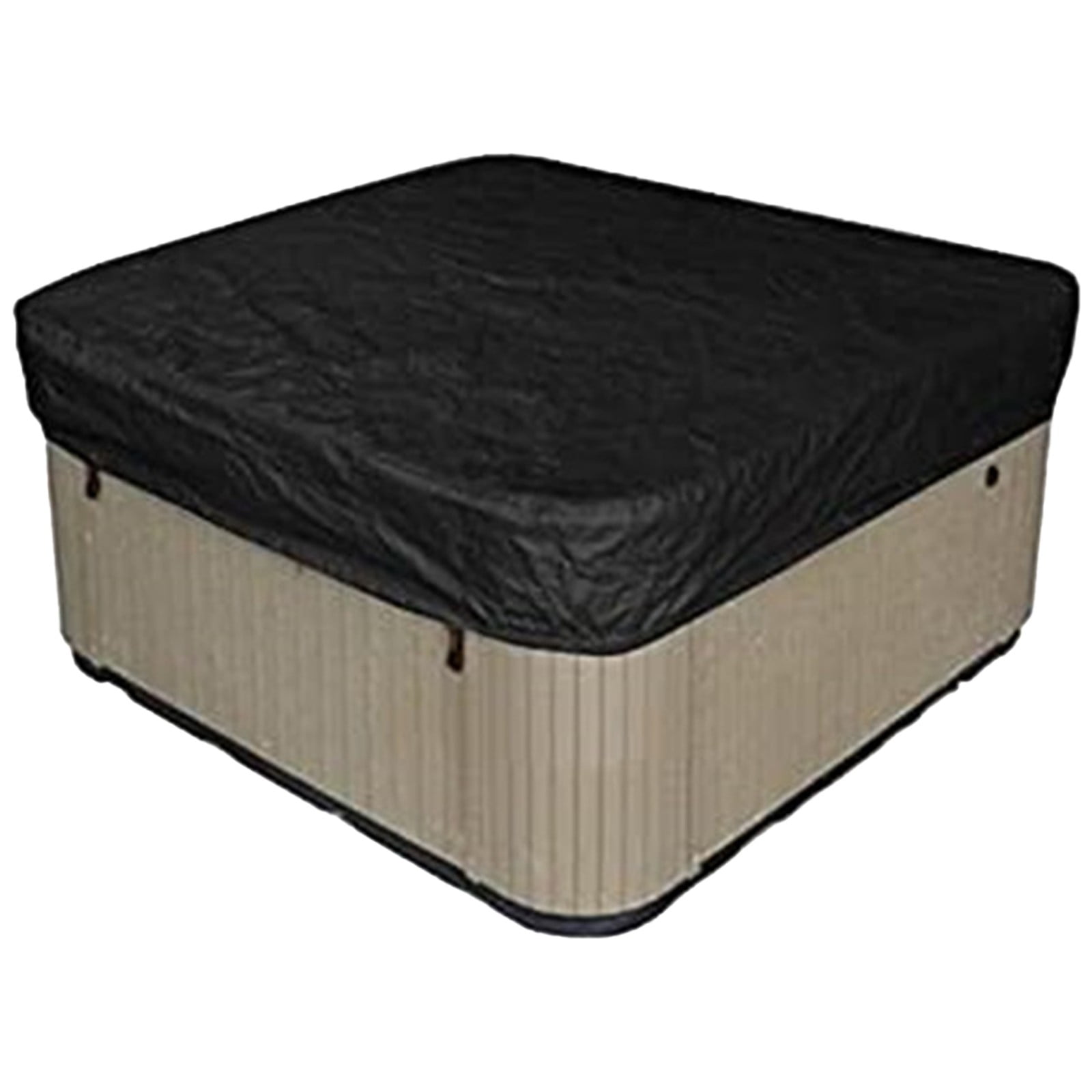 Square Hot Tub Cover - Outdoor Heavy Duty Protector for Patio Spas and Swimming Pools | Hard Covers For Hot Tub Waterproof Dust Cover for Hot Tubs, Jacuzzis, and Outdoor(Black -89.76x11.81