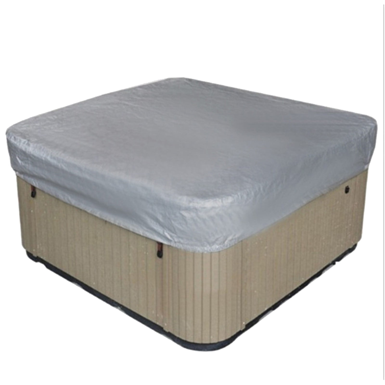 Square Hot Tub Cover - Outdoor Heavy Duty Protector for Patio Spas and Swimming Pools | Hard Covers For Hot Tub Waterproof Dust Cover for Hot Tubs, Jacuzzis, and Outdoor(Black -89.76x11.81