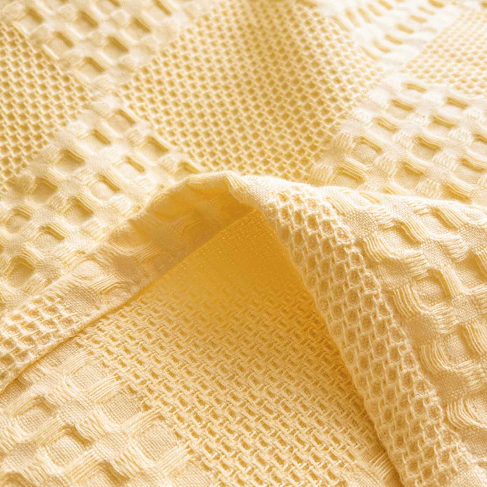 Soft Warm Blanket - Pure Cotton Lightweight Bedding | Breathable & Big Size 200*230cm | Cozy Cotton Blanket for Sofa & Bed | Warm & Soft Home Textiles for Year-Round Use(I) K - Image 4