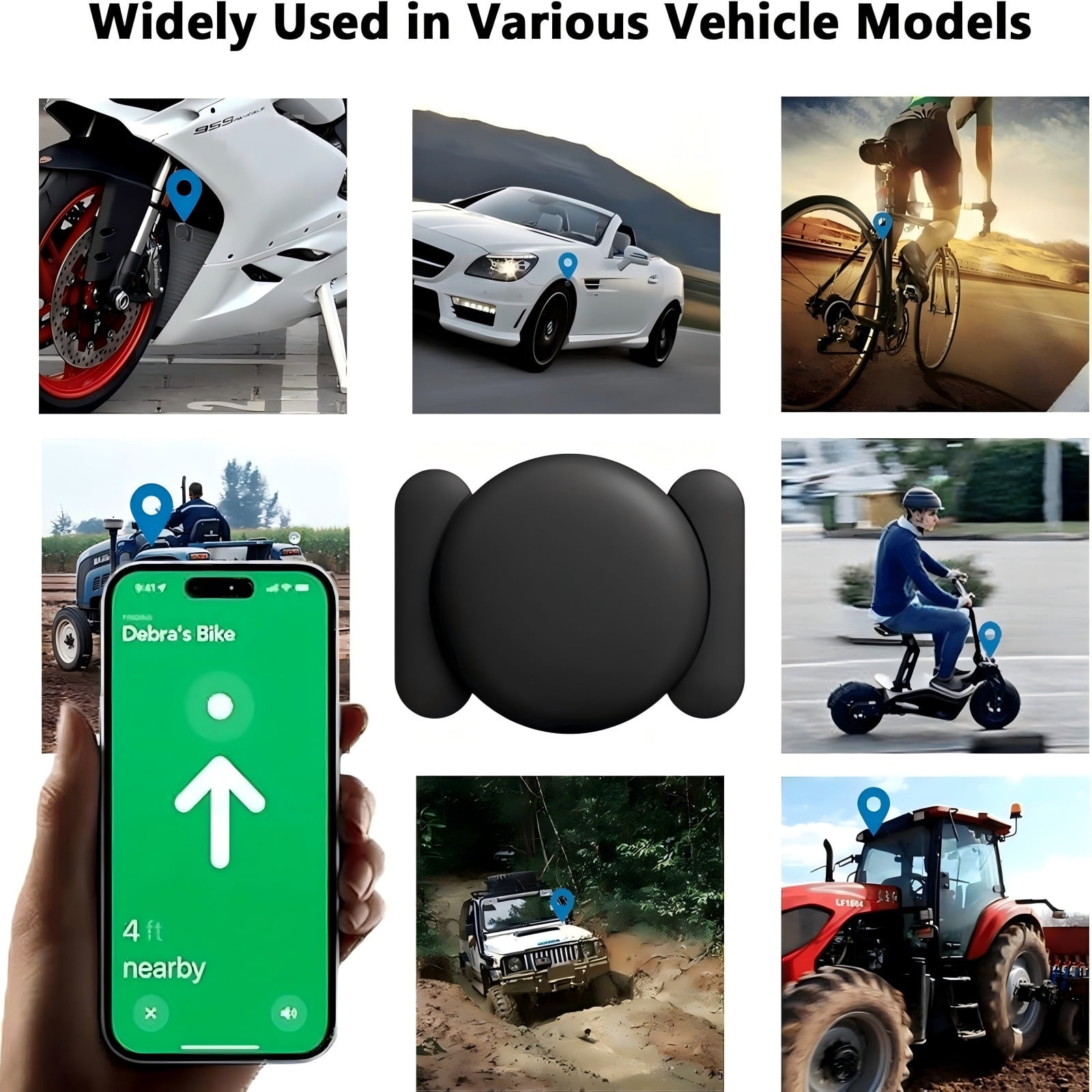 Mini Hidden GPS Tracking Device for Vehicles, Cars etc, Hidden GPS Car Tracking Device with Magnetic Waterproof Case, Running in , No Extra Monthly fee - Image 1