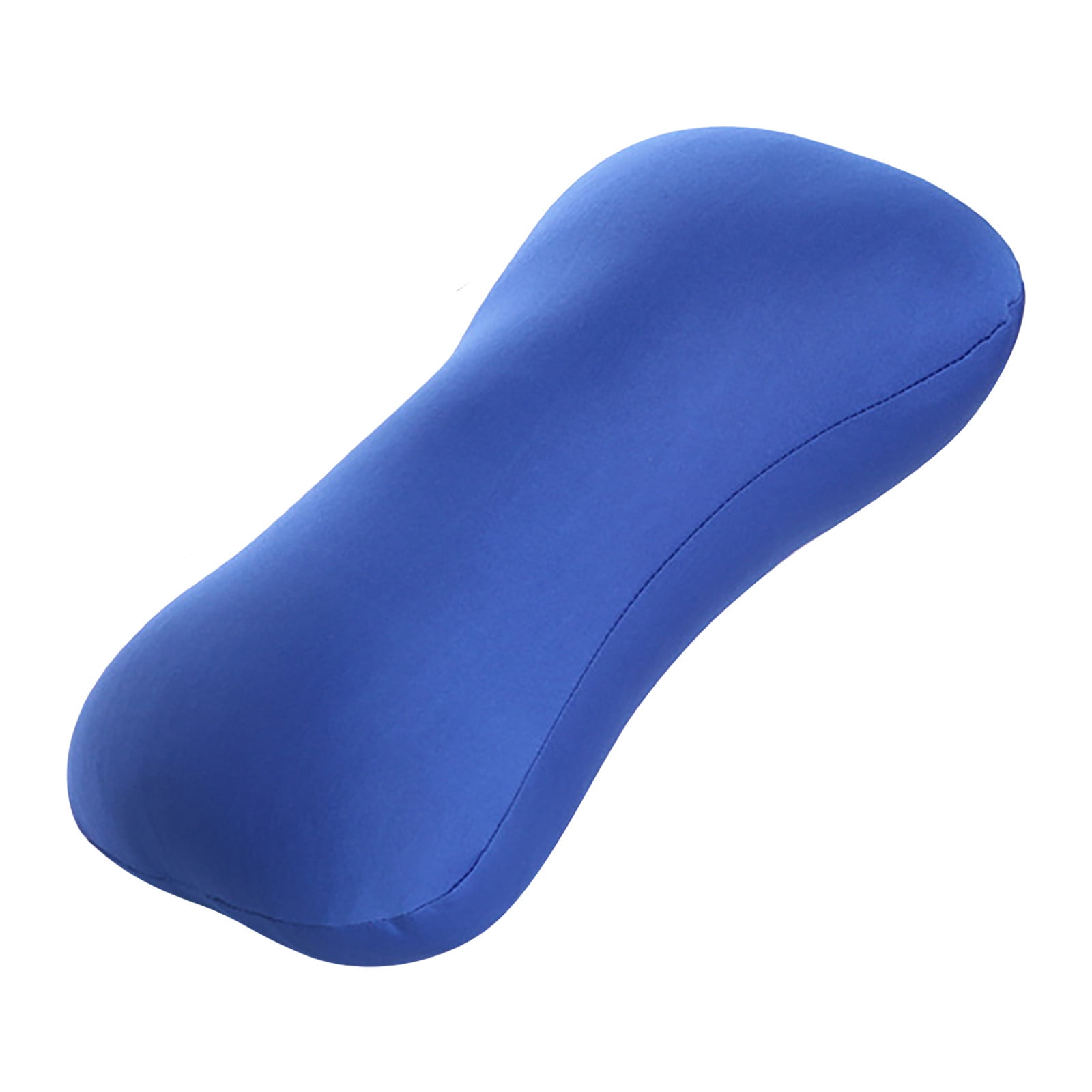 38cm×20cm Bone-Shaped Office Nap Pillow - Soft Foam Headrest for Travel, Plane, Car, Sofa & Bed | Portable Backrest Pillow with Soft Fabric for Comfortable Lunch Break Naps Office & Home(red) blue - Image 3