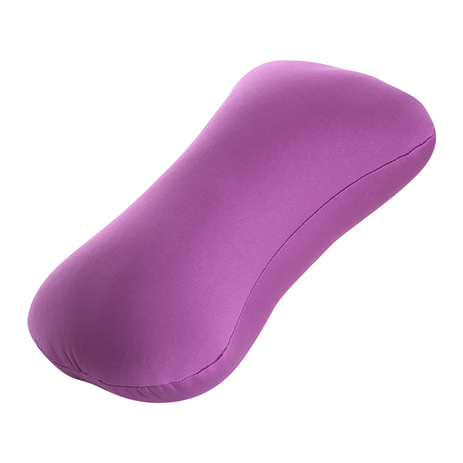 38cm×20cm Bone-Shaped Office Nap Pillow - Soft Foam Headrest for Travel, Plane, Car, Sofa & Bed | Portable Backrest Pillow with Soft Fabric for Comfortable Lunch Break Naps Office & Home(red) purple - Image 3