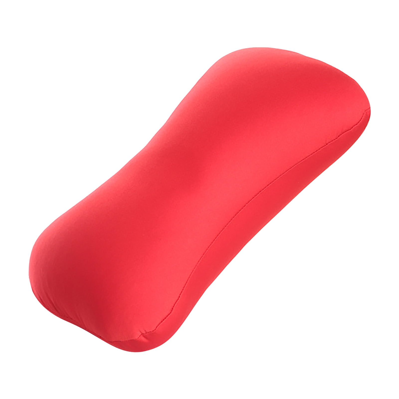 38cm×20cm Bone-Shaped Office Nap Pillow - Soft Foam Headrest for Travel, Plane, Car, Sofa & Bed | Portable Backrest Pillow with Soft Fabric for Comfortable Lunch Break Naps Office & Home(red) red - Image 3