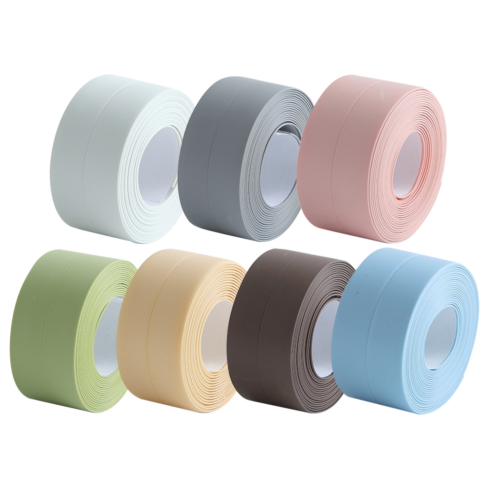 Kitchen & Bathroom Mildew-Proof Caulk Tape,PE Self-Adhesive Waterproof Sealing Strip for Bathtub, Shower & Toilet,Waterproof Caulk Strip, Bathroom Caulk Tape, Kitchen Sealing Tape(Grey) C - Image 4