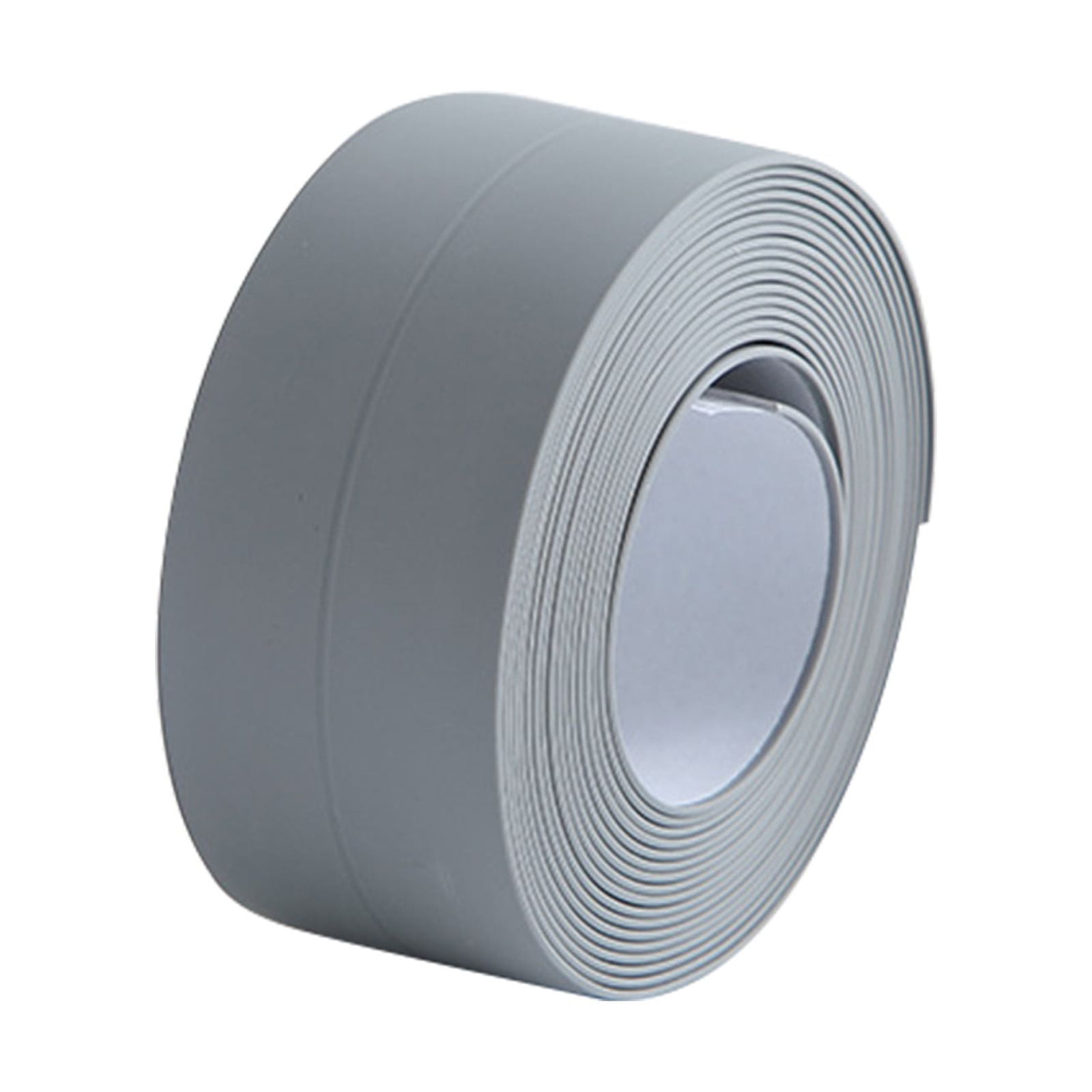 Kitchen & Bathroom Mildew-Proof Caulk Tape,PE Self-Adhesive Waterproof Sealing Strip for Bathtub, Shower & Toilet,Waterproof Caulk Strip, Bathroom Caulk Tape, Kitchen Sealing Tape(Grey) Grey - Image 1