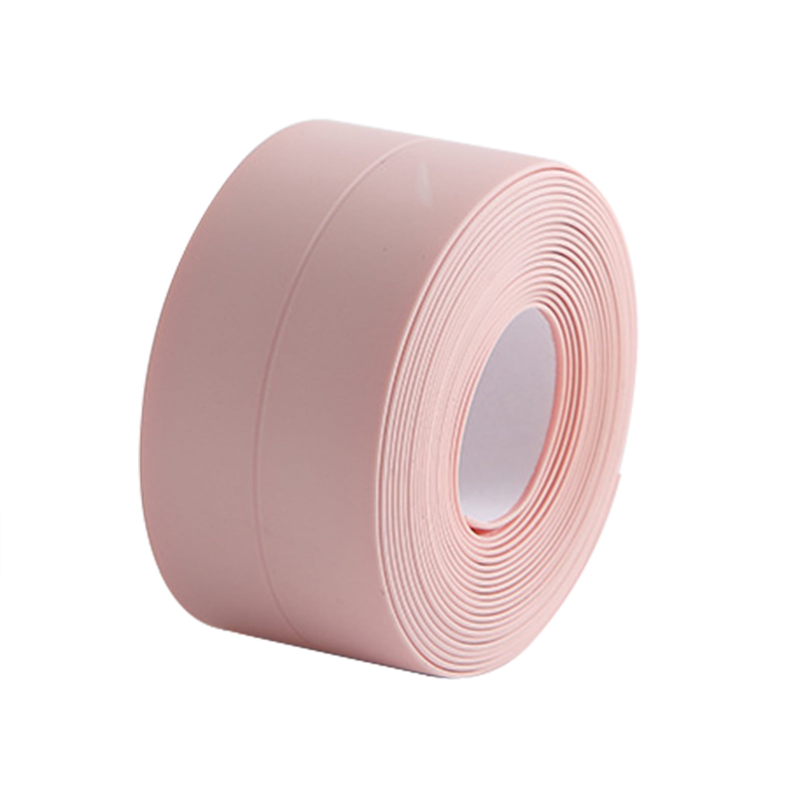 Kitchen & Bathroom Mildew-Proof Caulk Tape,PE Self-Adhesive Waterproof Sealing Strip for Bathtub, Shower & Toilet,Waterproof Caulk Strip, Bathroom Caulk Tape, Kitchen Sealing Tape(Grey) Pink - Image 1