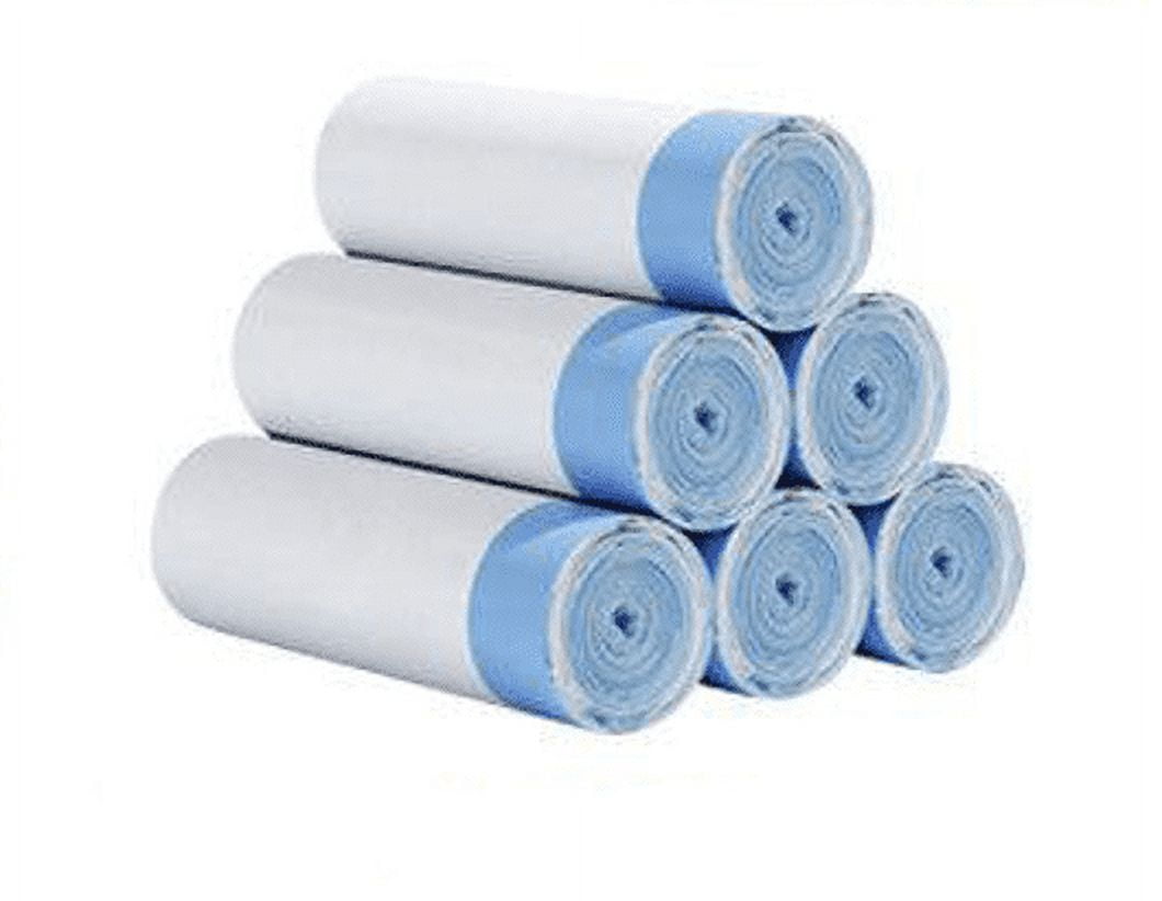 Heavy Duty 13~20 gallon Trash Bags, Ultra Strong Thickened Drawstring Garbage Bags, Clean Burst Scent, 90 Bags, 17.72x19.69 17.72
