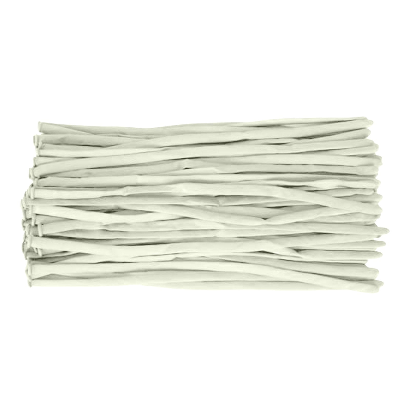 100Pcs 260 Transparent Long Latex Balloons - Thickened for Balloon Garland & Animal Modeling,Clown Balloons, Birthday/Wedding Party Decor, Twisting Balloons Birthday Wedding Party Decorat(A) White - Image 1