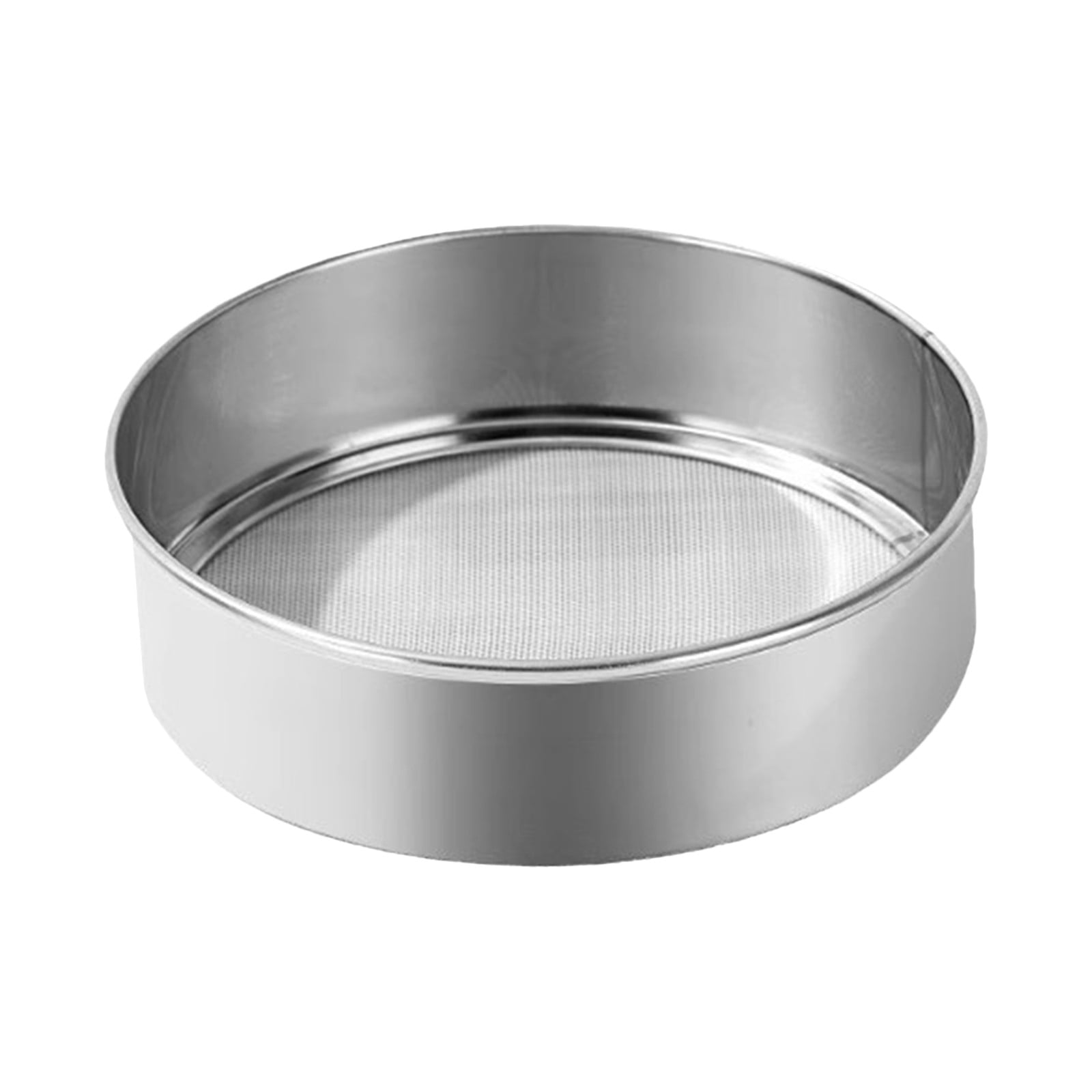 Stainless Steel Flour Sieve Filter - Ultra Fine Baking Mesh Sifter for Powder, Cocoa - Ergonomic Handle, Easy Clean, Kitchen Tool, 200 Mesh - Image 1