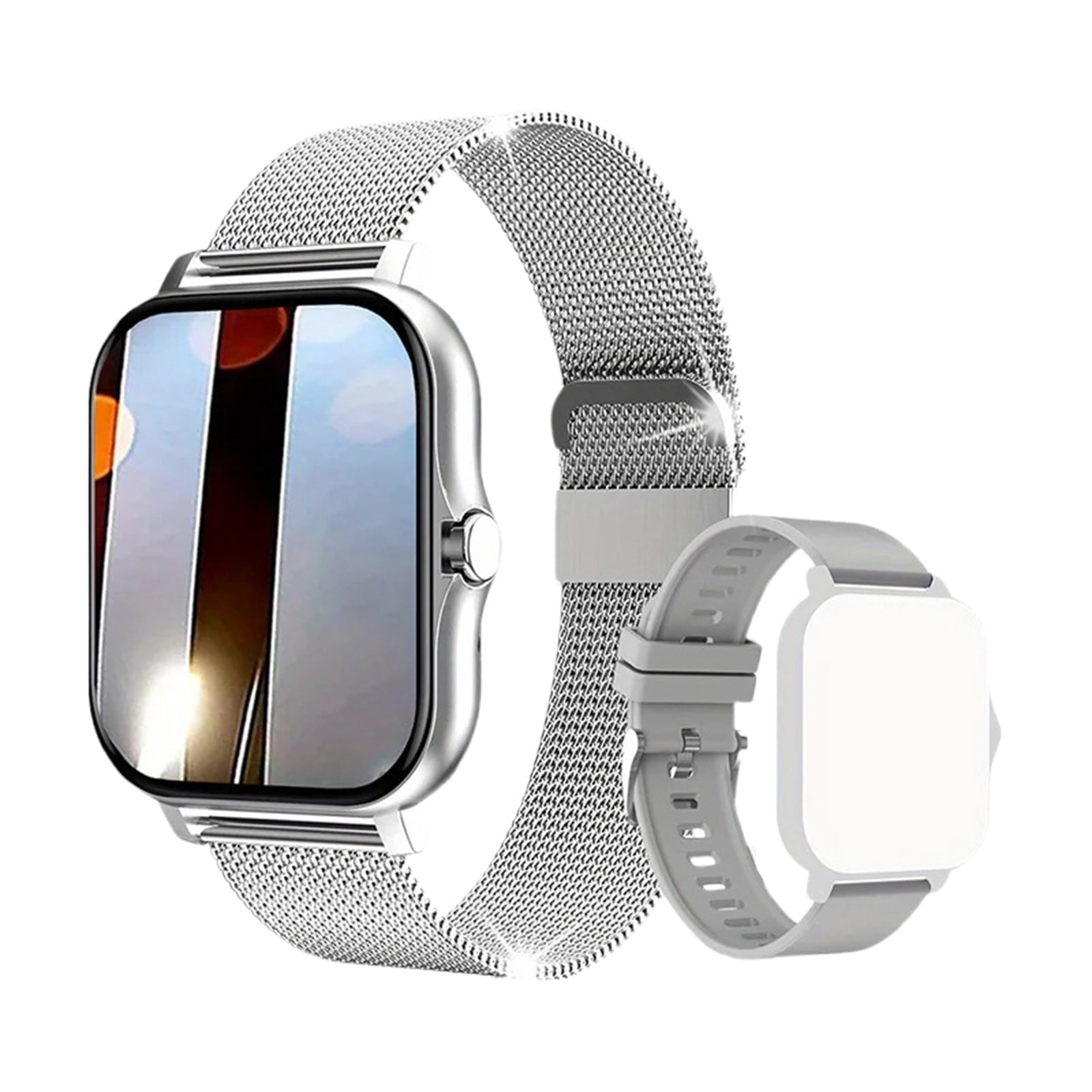Smart Watch for Android and iPhone,Full Touch Screen with Call Function, Fitness Tracker for Music and Sleep Monitoring, IP67 Waterproof Smartwatch Compatible Unisex Design C - Image 1