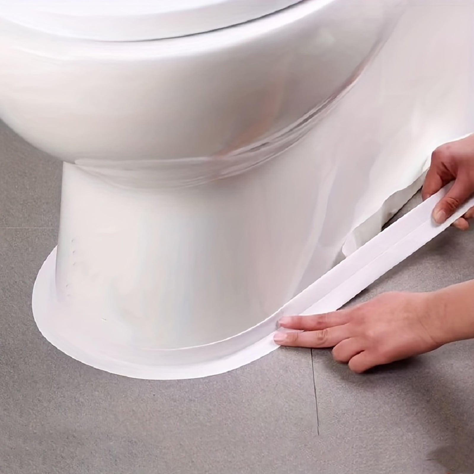 Self-Adhesive Kitchen Sink Bathtub Sealing Tape Sink Sealing Strip, Bathtub Seam Tape, Self-Adhesive Waterproof Tape, Bathroom Toilet Sealer, Countertop Sealing Stickers, Seam Tape(White) White - Image 2