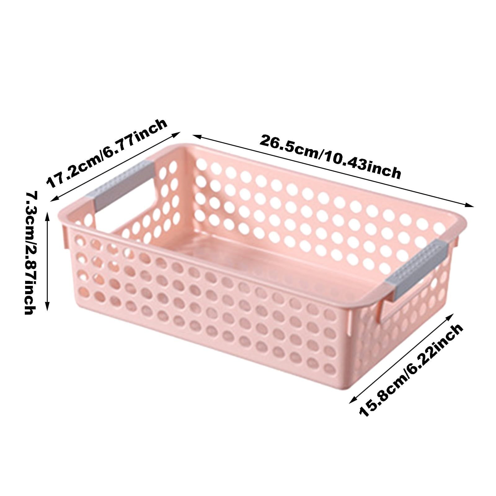 A4 Paper Trays with Grip Handles, 10.43x6.77x2.87