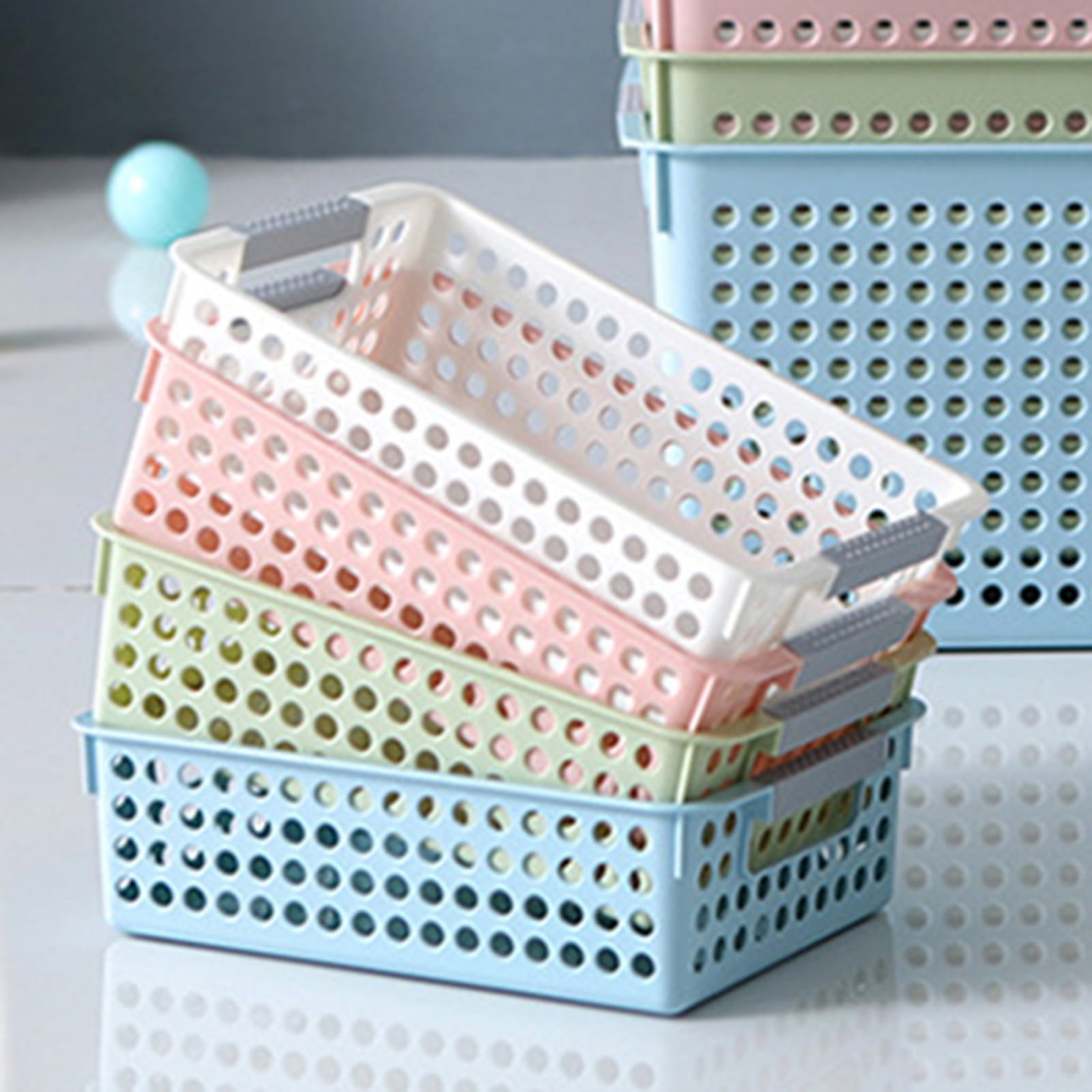 A4 Paper Trays with Grip Handles, 10.43x6.77x2.87