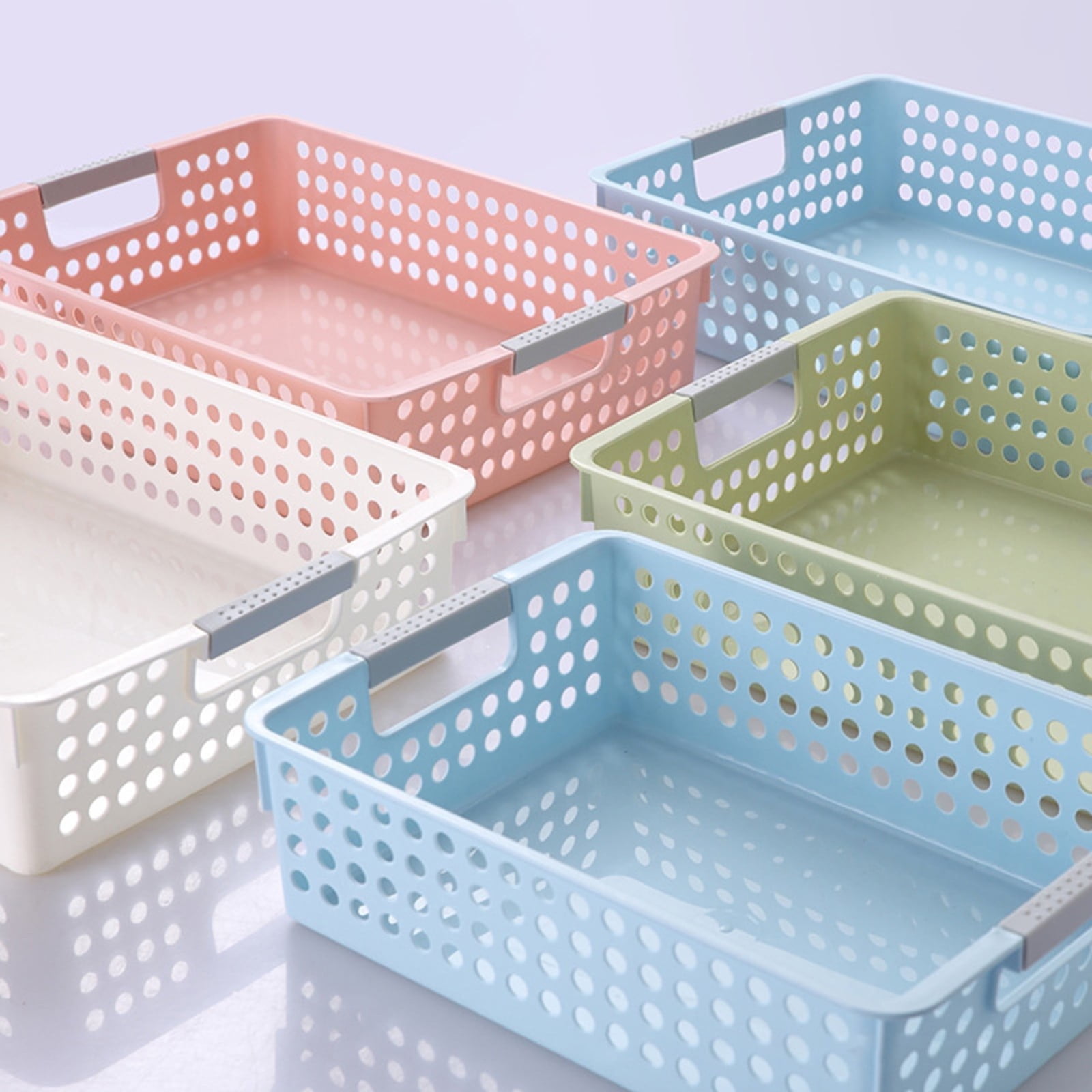 A4 Paper Trays with Grip Handles, 10.43x6.77x2.87