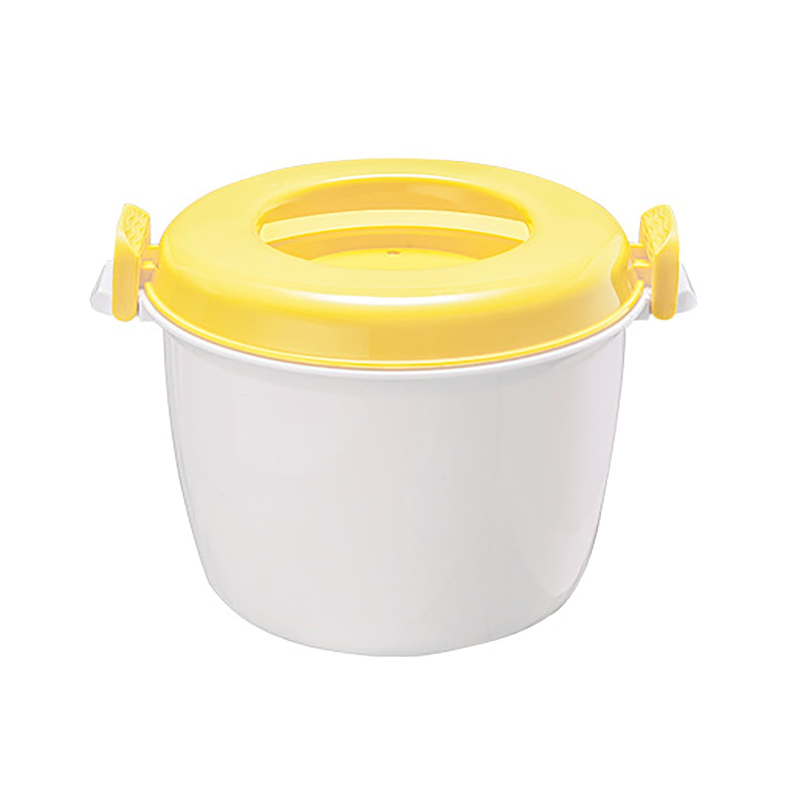 Microwave Rice Cooker, Microwavable Food Container, Convenient Cooker for Microwave, Plastic Micro Steamer Multifunctional Cookware for Rice, Pasta, Vegetables, Soups and More, 8.27x5.51 9.06