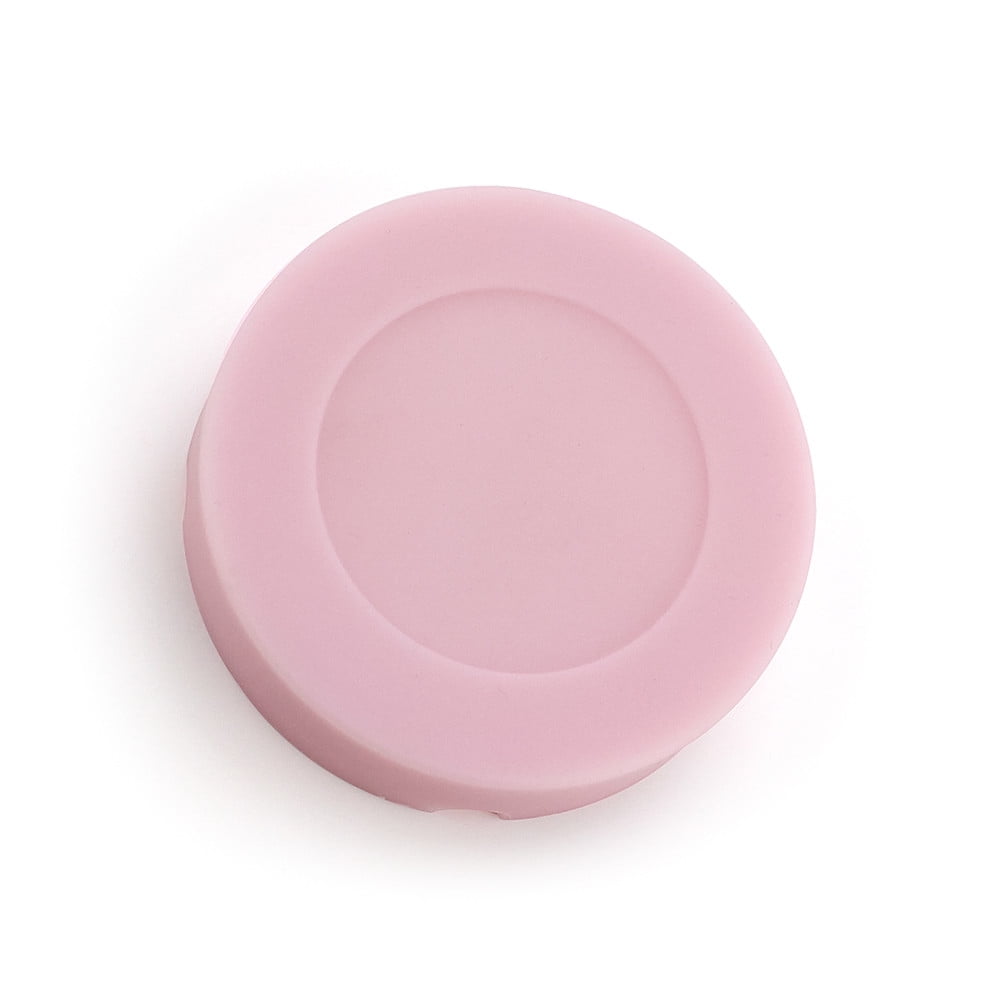 Glow in The Dark Silicone Ashtray Round Heat Resistant (230°C) - Portable Non-Slip Smoking Tray for Indoor Outdoor Use, Easy Clean 8.3x2.3cm, Pink - Image 2
