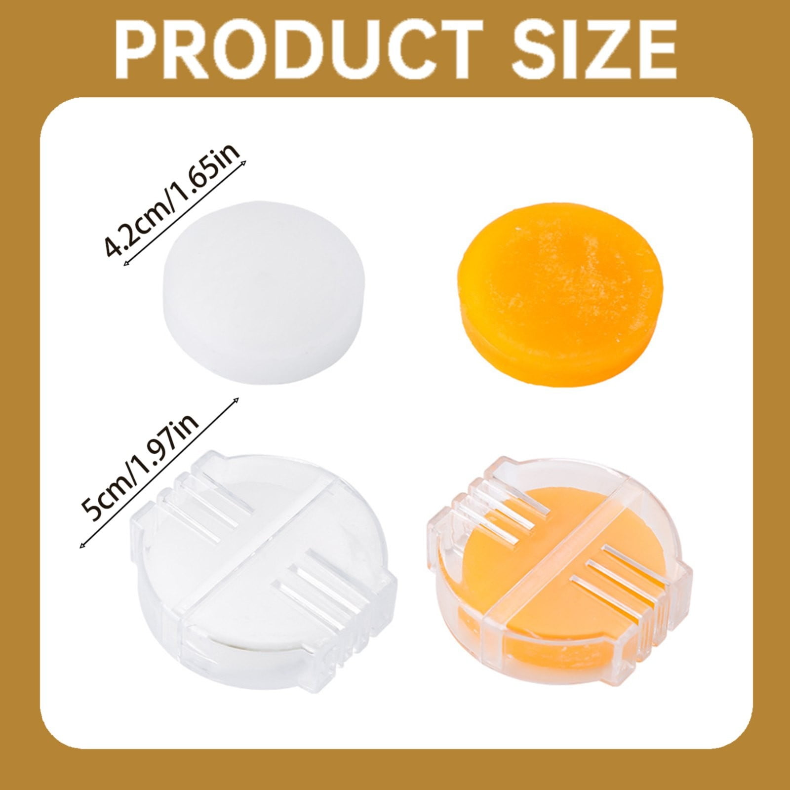 1PCS Beeswax Thread Conditioner, Handy Craft Sewing Tools,Thread Wax for Sewing with Plastic Box Thread Beeswax Thread Conditioner Wax for Sewing Quilting Reinforcing Thread,2 Colors(Yellow) Yellow（4pc) - Image 3