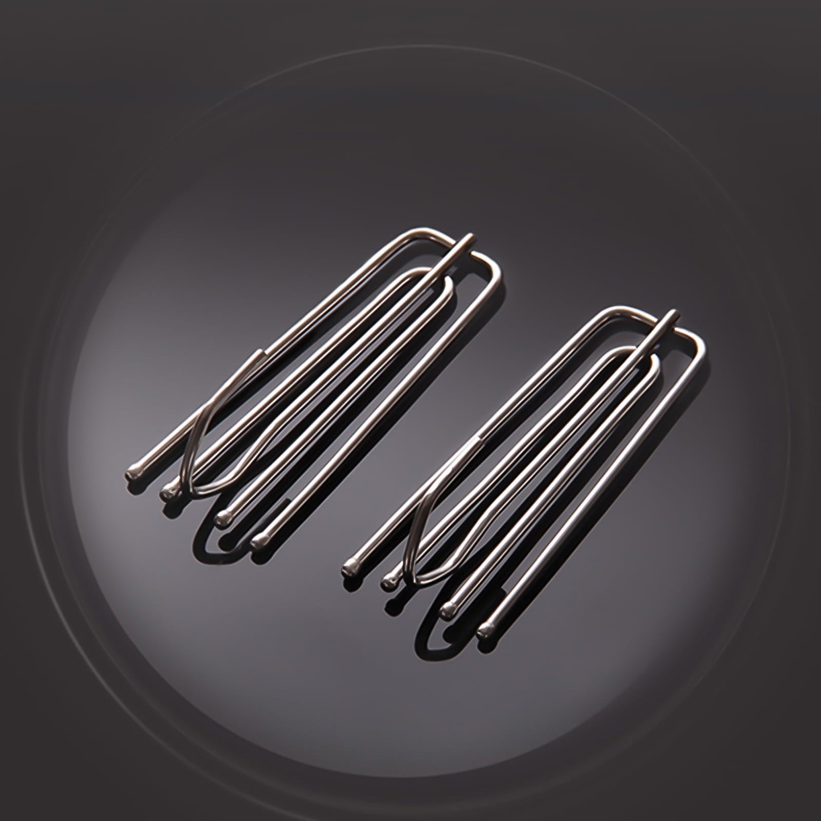 Stainless Steel Drapery Hook and Pin for Pleated Drapes,Heavy Duty 4 Prongs Pinch Pleat Clips Traverse Pleater 4 End Curtain Hangers for Window Door Bathroom Curtain, 10 Pcs, 2.76Inches 2.76