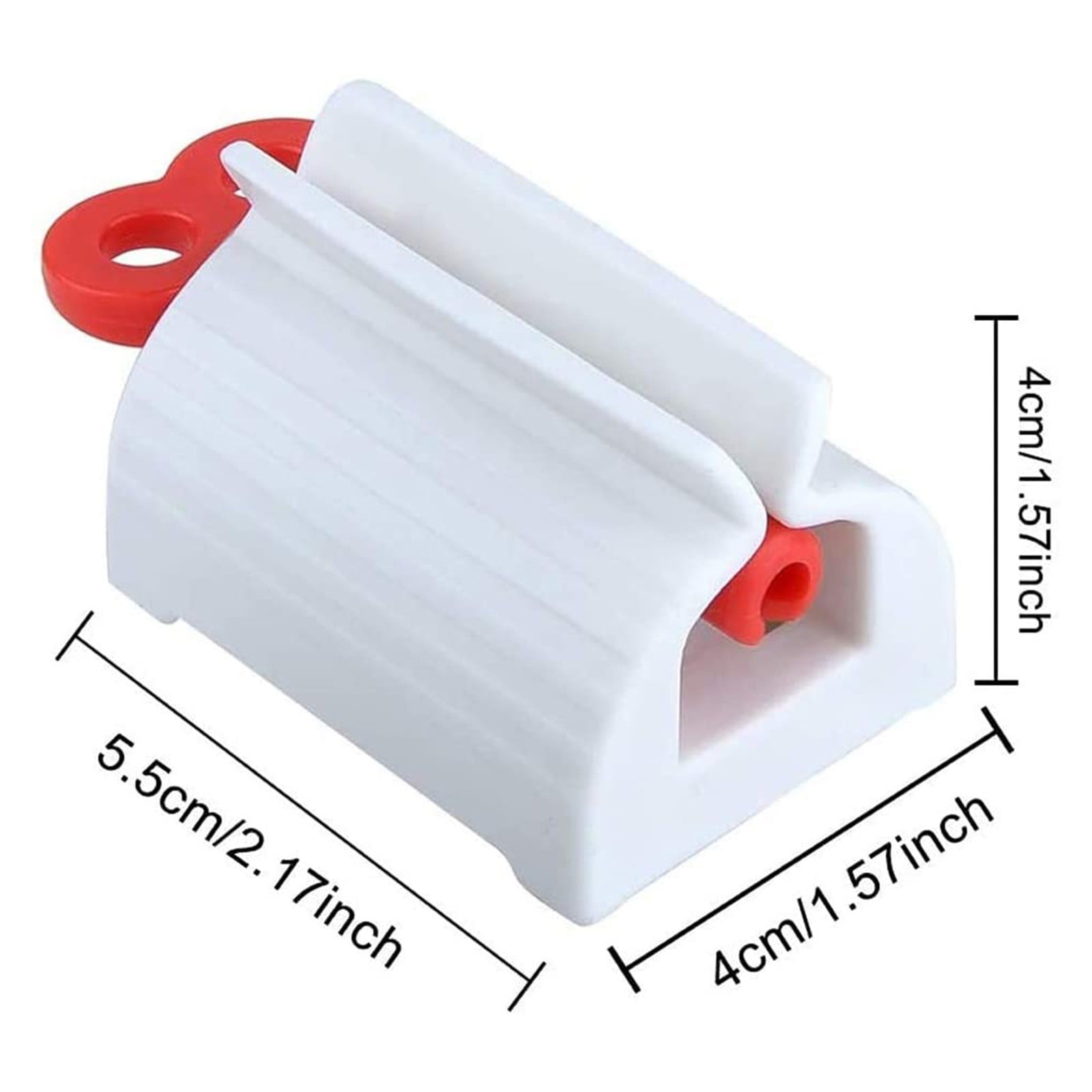 Toothpaste Tube Squeezers Toothpaste Roller, Manual Toothpaste Tube Roller Squeezer Tool, Toothbrush Squeezers, Toothpaste Clip Holder Stand Winder (Multi-Colored/3 Pcs) 2.17x1.57x1.57 2.17