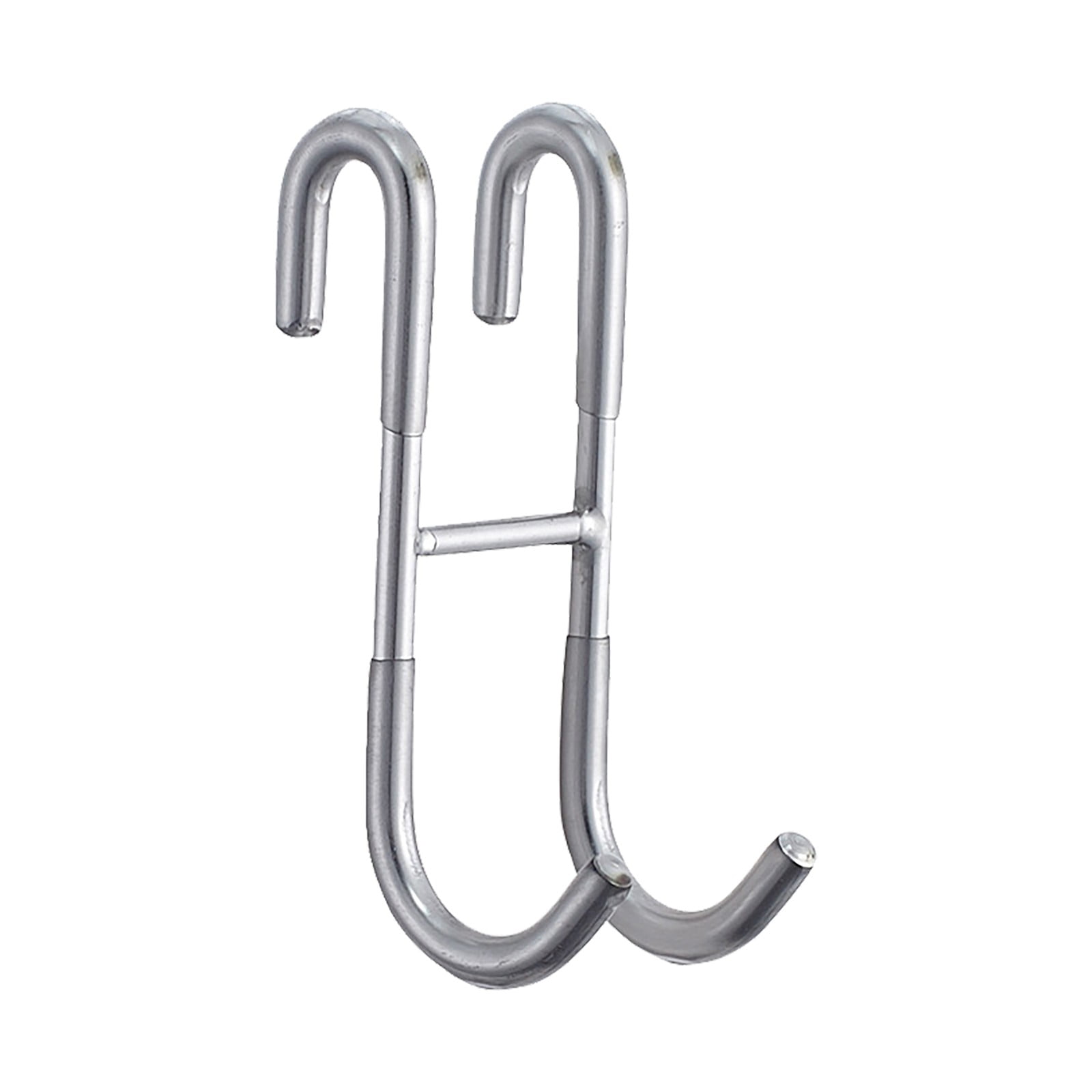 Over The Door Hooks,1 Pack Hangers Hooks with Rubber Prevent Scratches Heavy Duty Organizer for Living Room, Bathroom, Bedroom, Kitchen Hanging Clothes, Towels, Hats, Coats, Bags(Black) Z1-Clear - Image 1