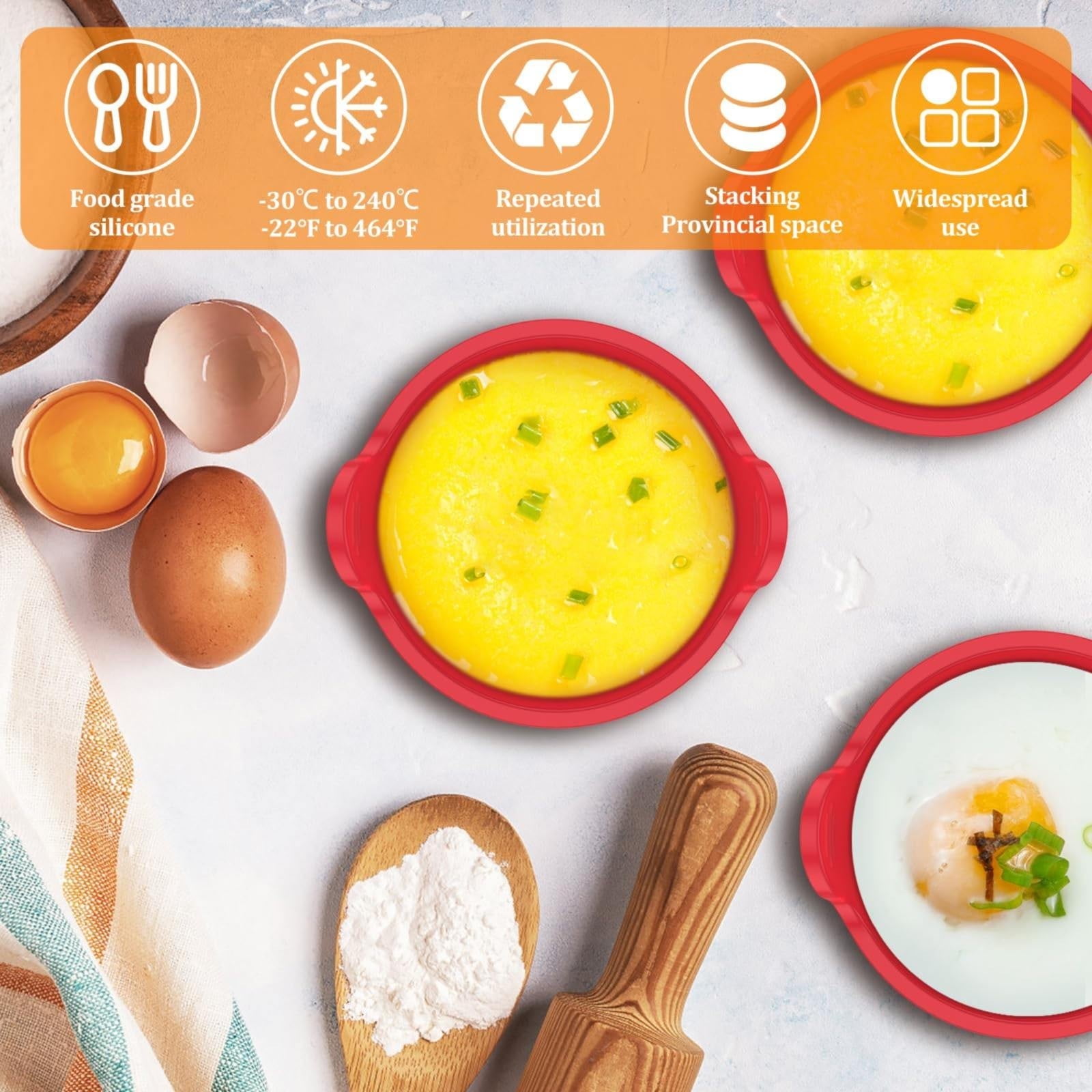 Air Fryer Baking Cups, Suitable for Microwave and Oven, Silicone Baking Ramekins for Muffins, Puddings, Eggs and Cupcakes, Silicone Muffin Cups for Air Fryer (Black/1 Pcs) 2.36x2.95 2.36